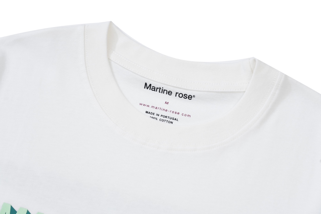 M@RTINE ROSE slogan LOGO letter printed short-sleeved T-shirt