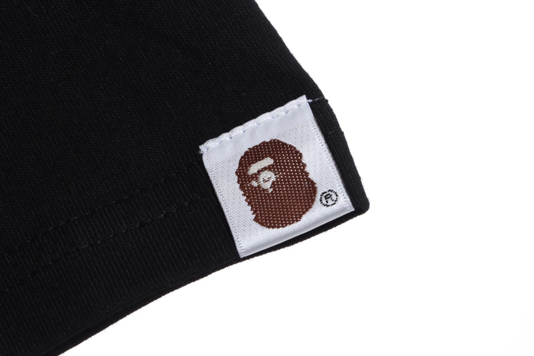 BAPE ape head seal printing short sleeves