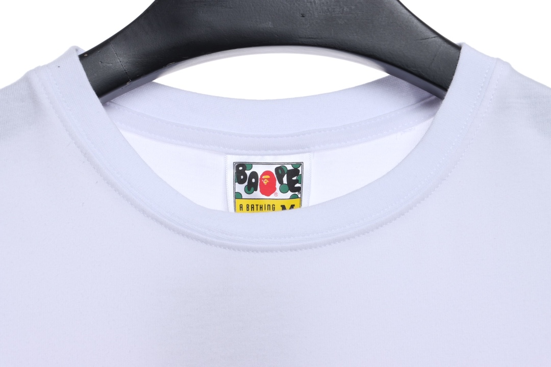 BAPE ape head seal printing short sleeves
