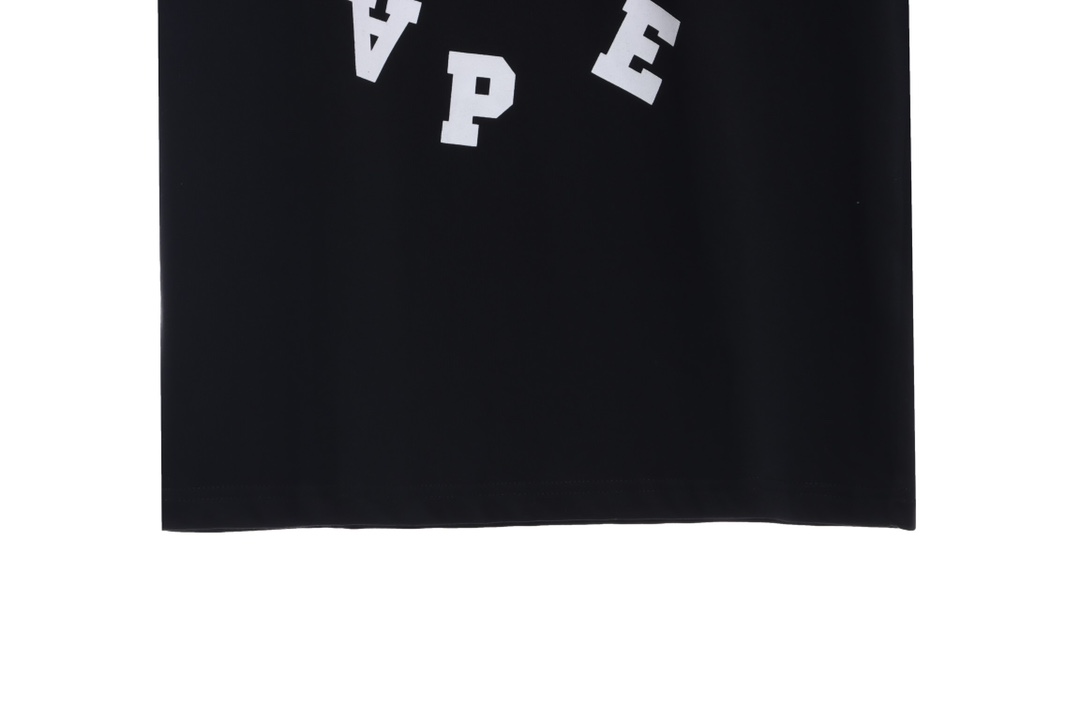 BAPE reverse ape initials printing short sleeves