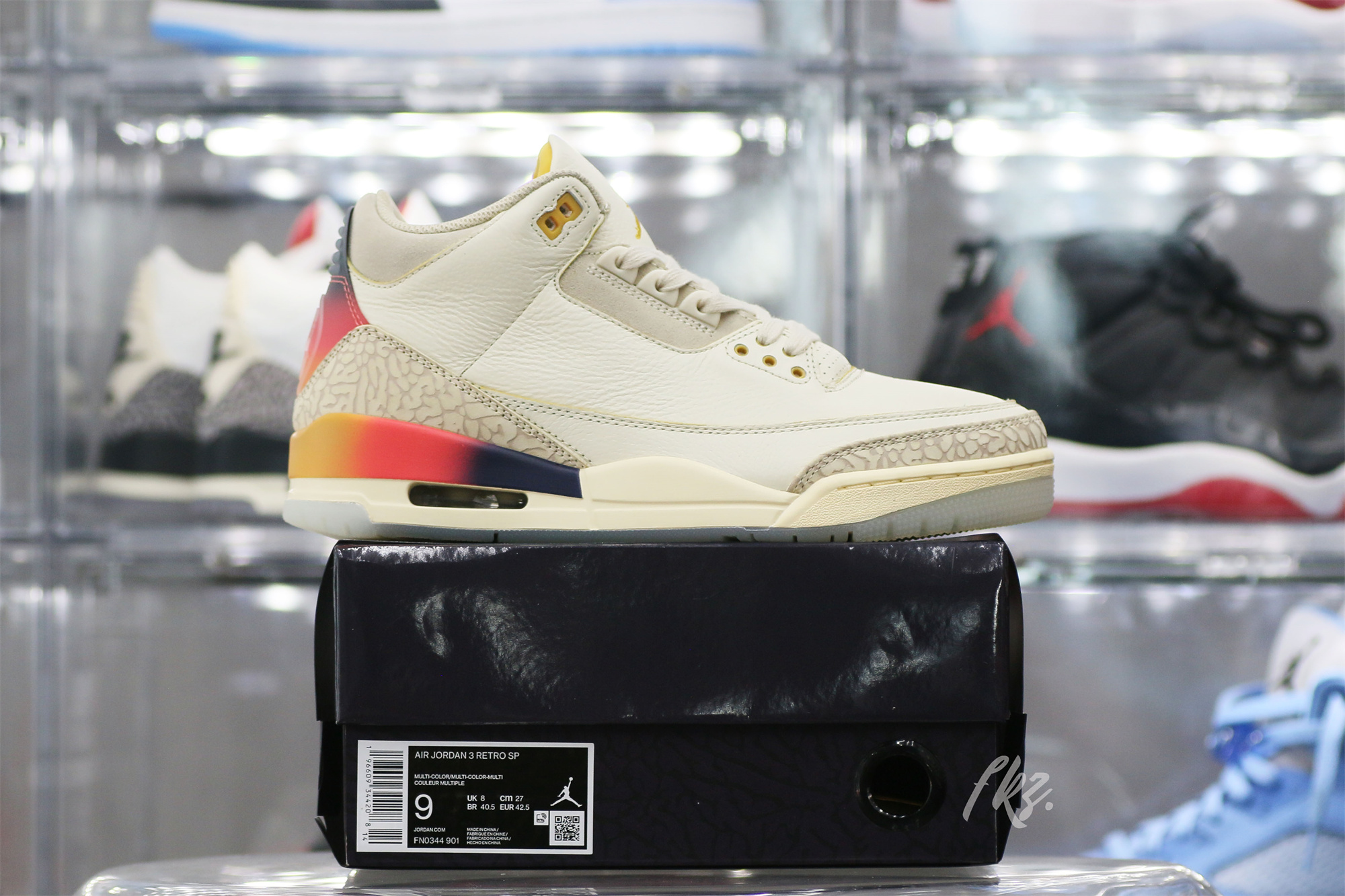 J Balvin x Air Jordan 3 Sunset (LN5 A1)