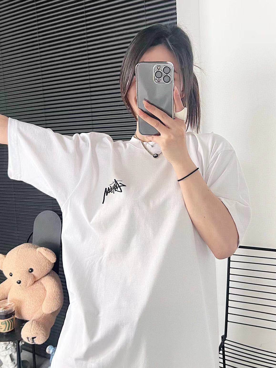 Stussy Colored Graffiti Doll Short Sleeve T-Shirt