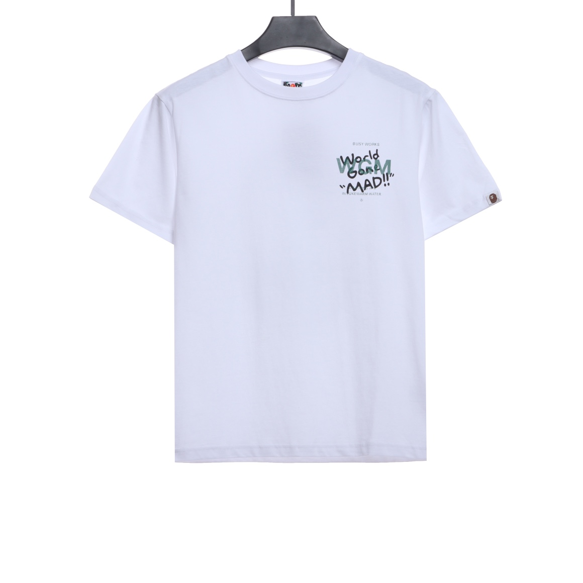 BAPE chest graffiti letters short sleeves