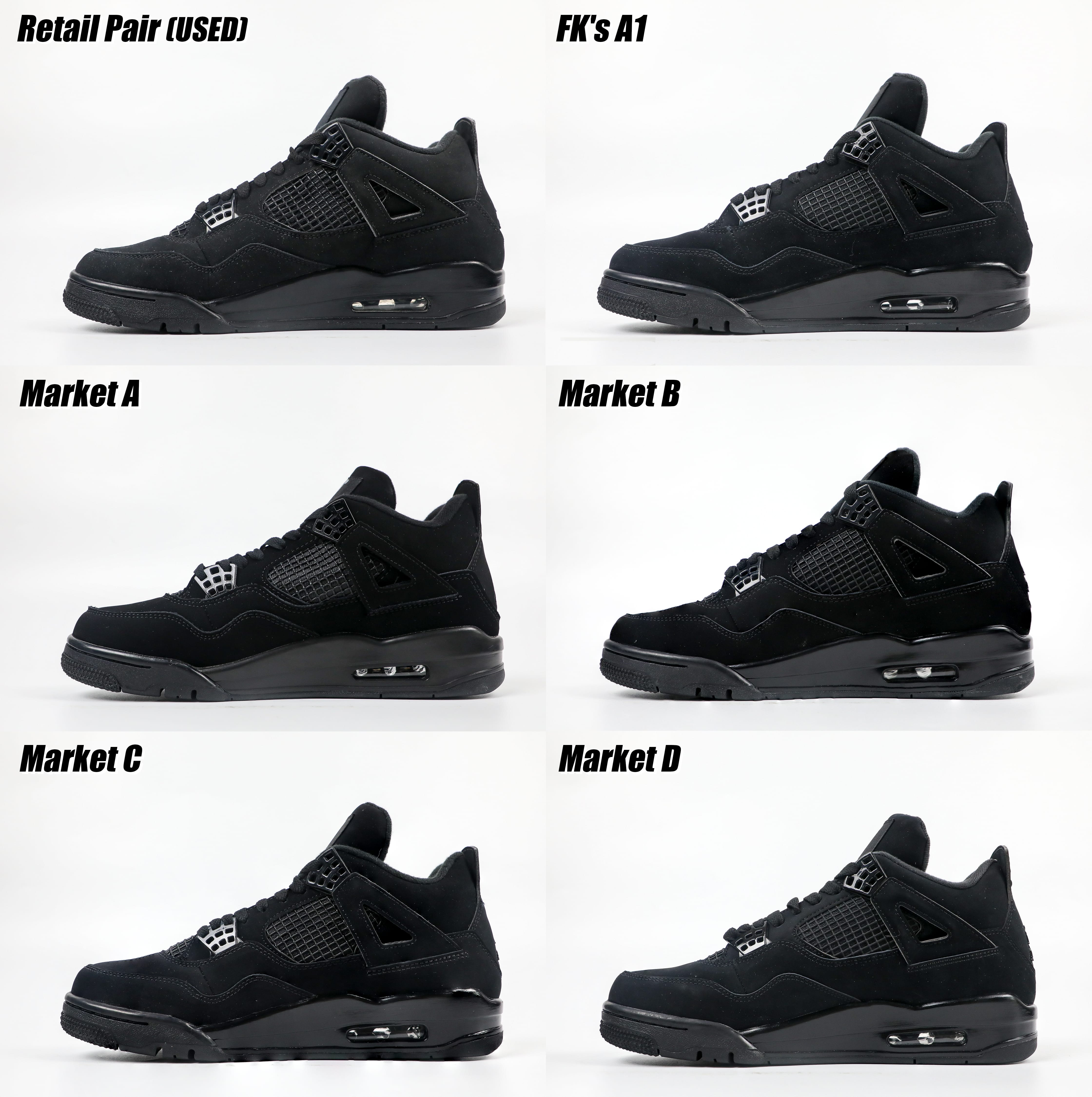 Air Jordan IV 4 Retro Black Cat 2020 (LN5 A1 Batch)