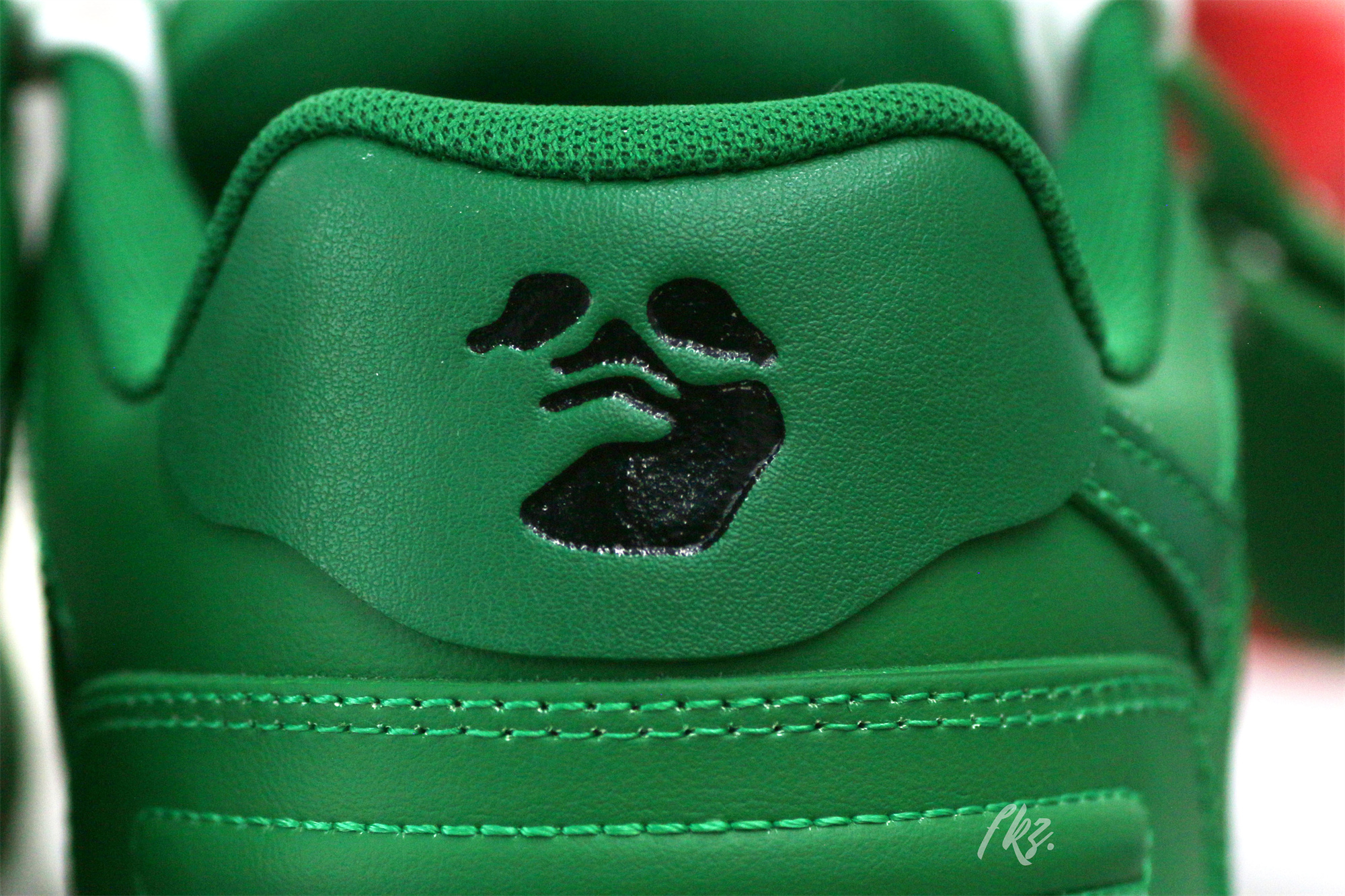 Off-White Green and White Out Of Office Sneaker