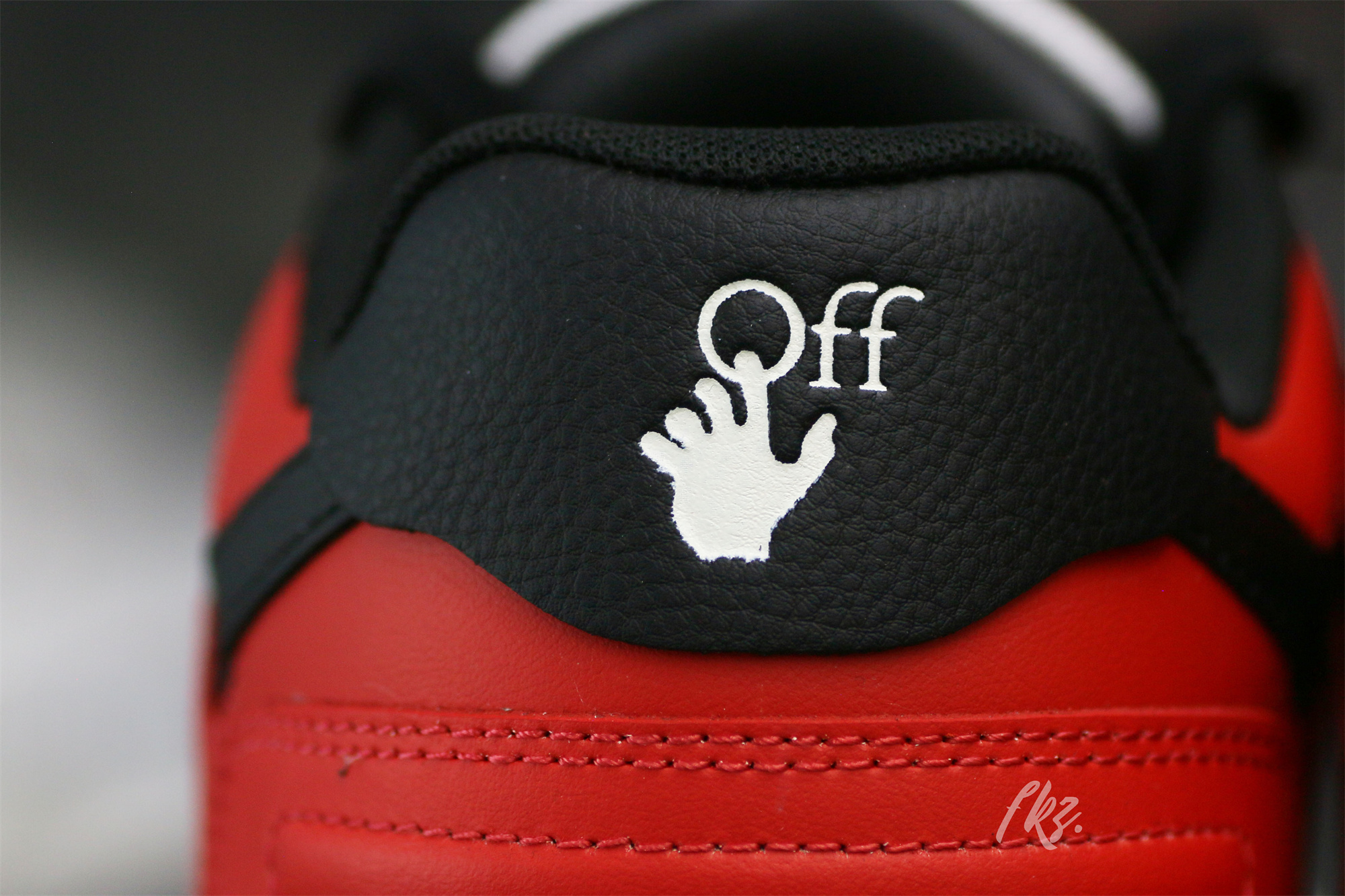 OFF-WHITE White & Black Red ‘Out Of Office’ Sneakers