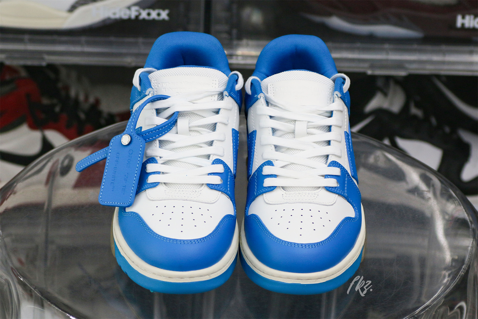 Off-White University Blue ‘Out Of Office’ Sneakers
