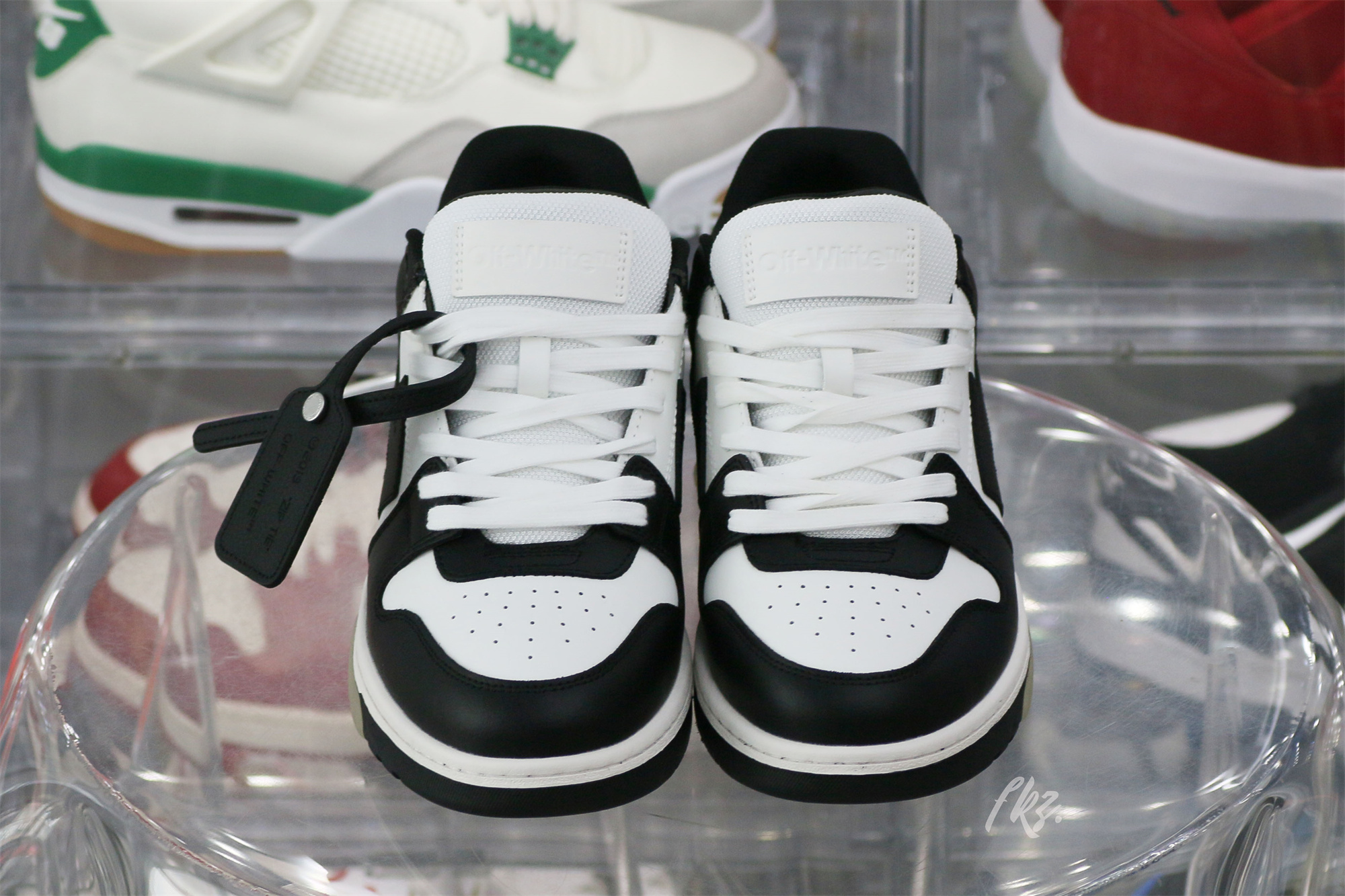 OFF-WHITE Black & White Out Of Office Sneakers