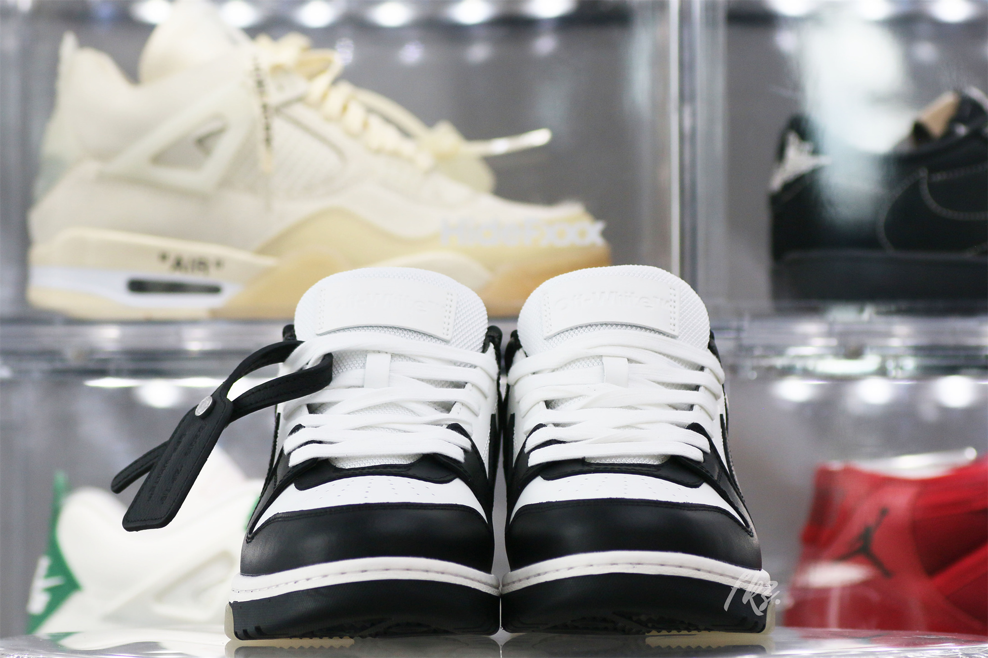 OFF-WHITE Black & White Out Of Office Sneakers