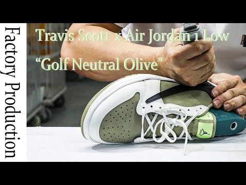 Travis Scott x Air Jordan 1 Low Golf Neutral Olive (LN5 A1)
