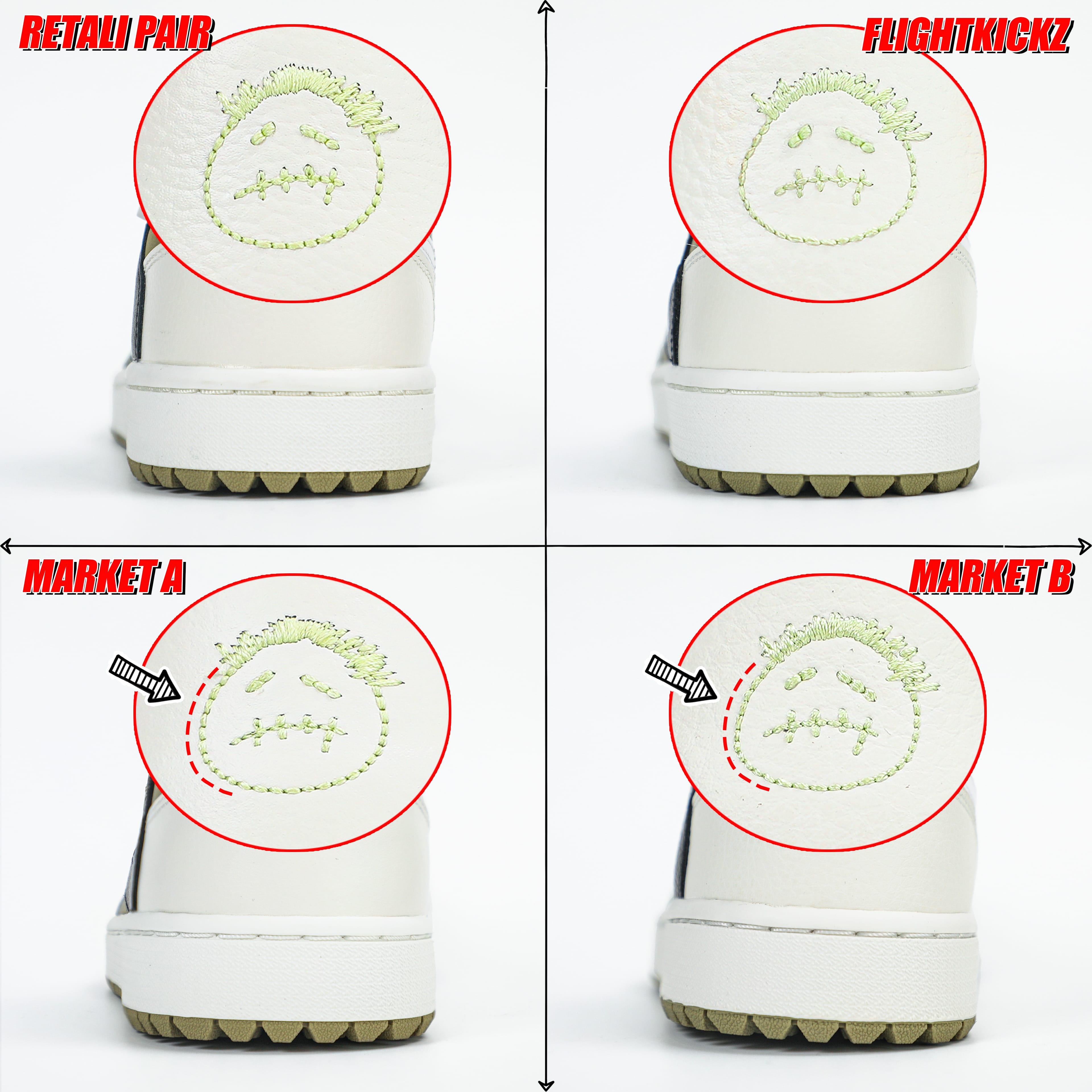 Travis Scott x Air Jordan 1 Low Golf Neutral Olive (LN5 A1)