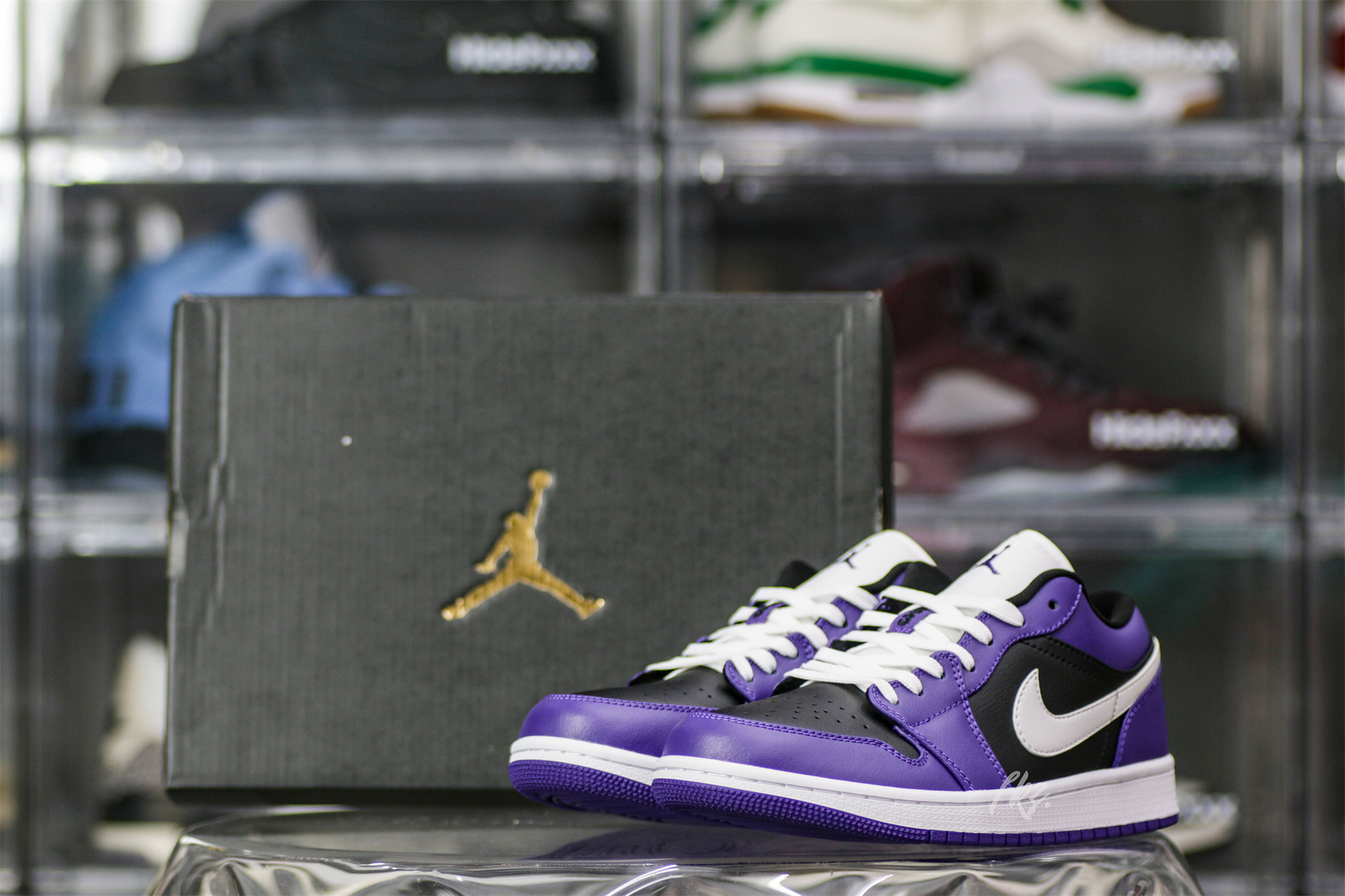 Air Jordan 1 Low Retro Court Purple Black 2020