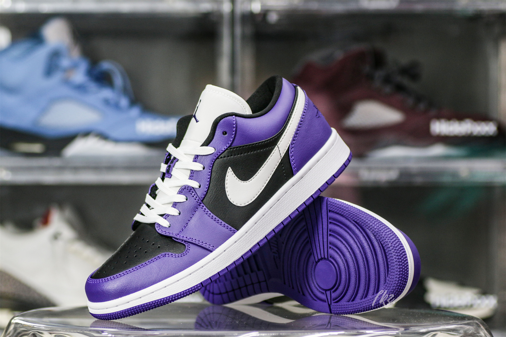 Air Jordan 1 Low Retro Court Purple Black 2020