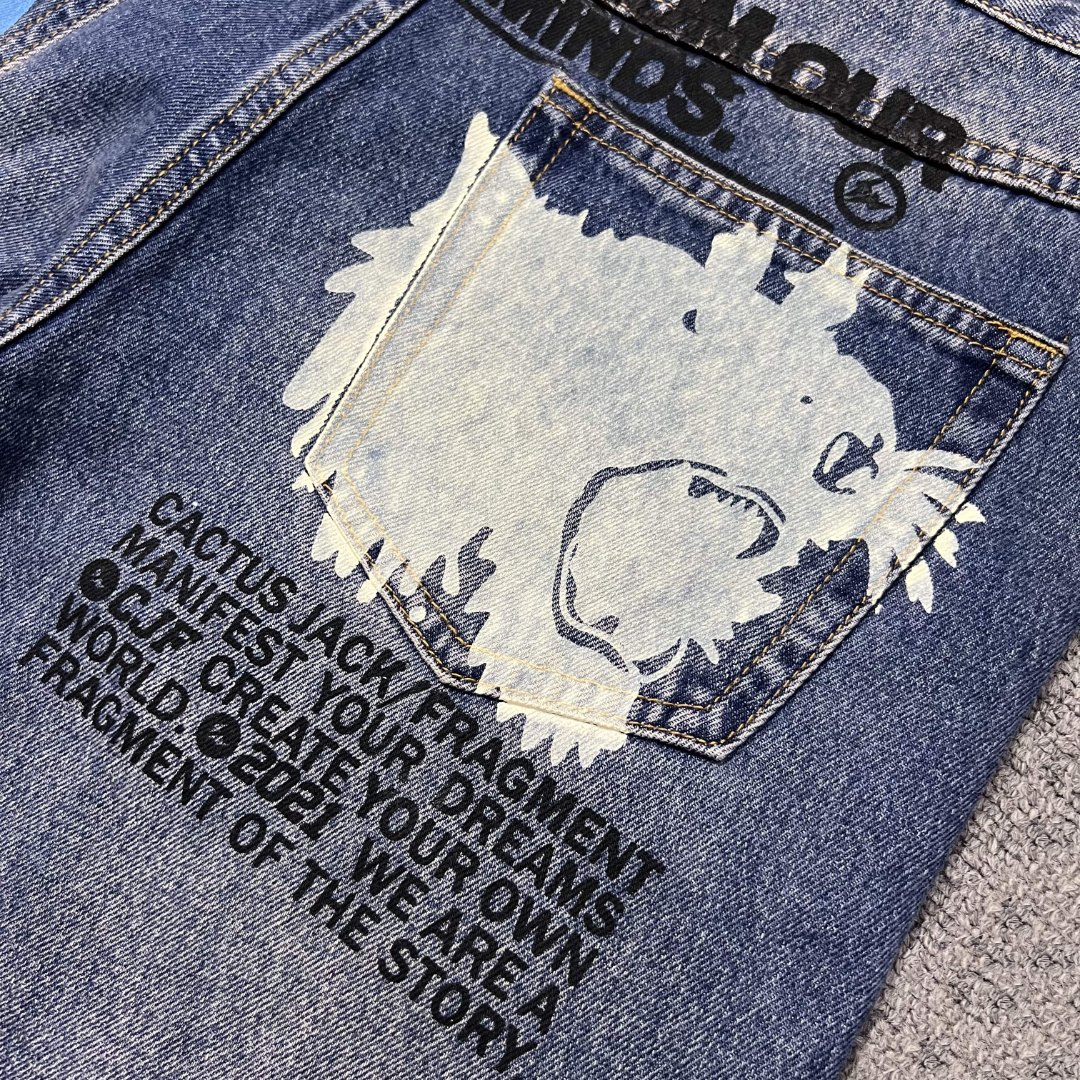 Travis Scott CACTUS JACK × Fragment Design Pants