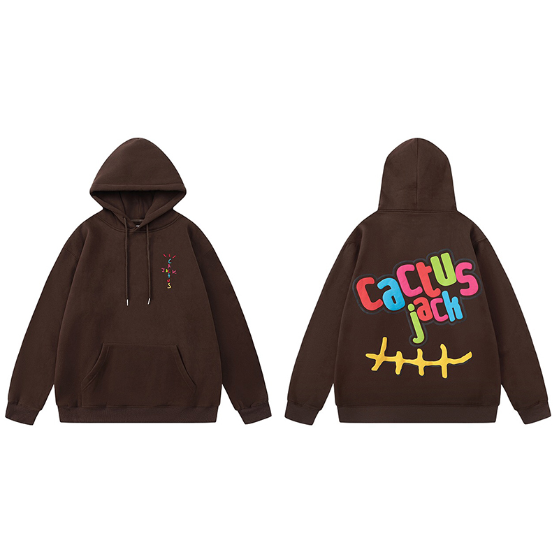 Travis Scott Cactus Jack x Mcdonald Brown Hoodie