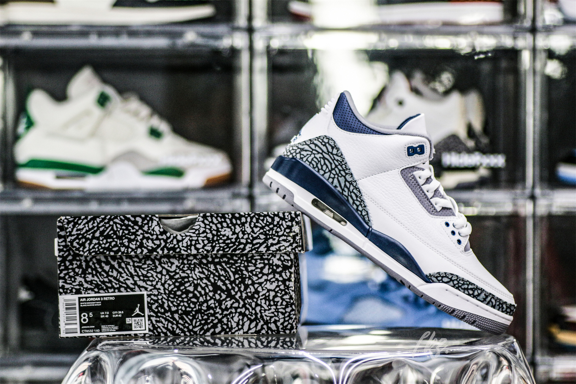 Air Jordan 3 “Midnight Navy” 2023(LN5 A1 Batch)