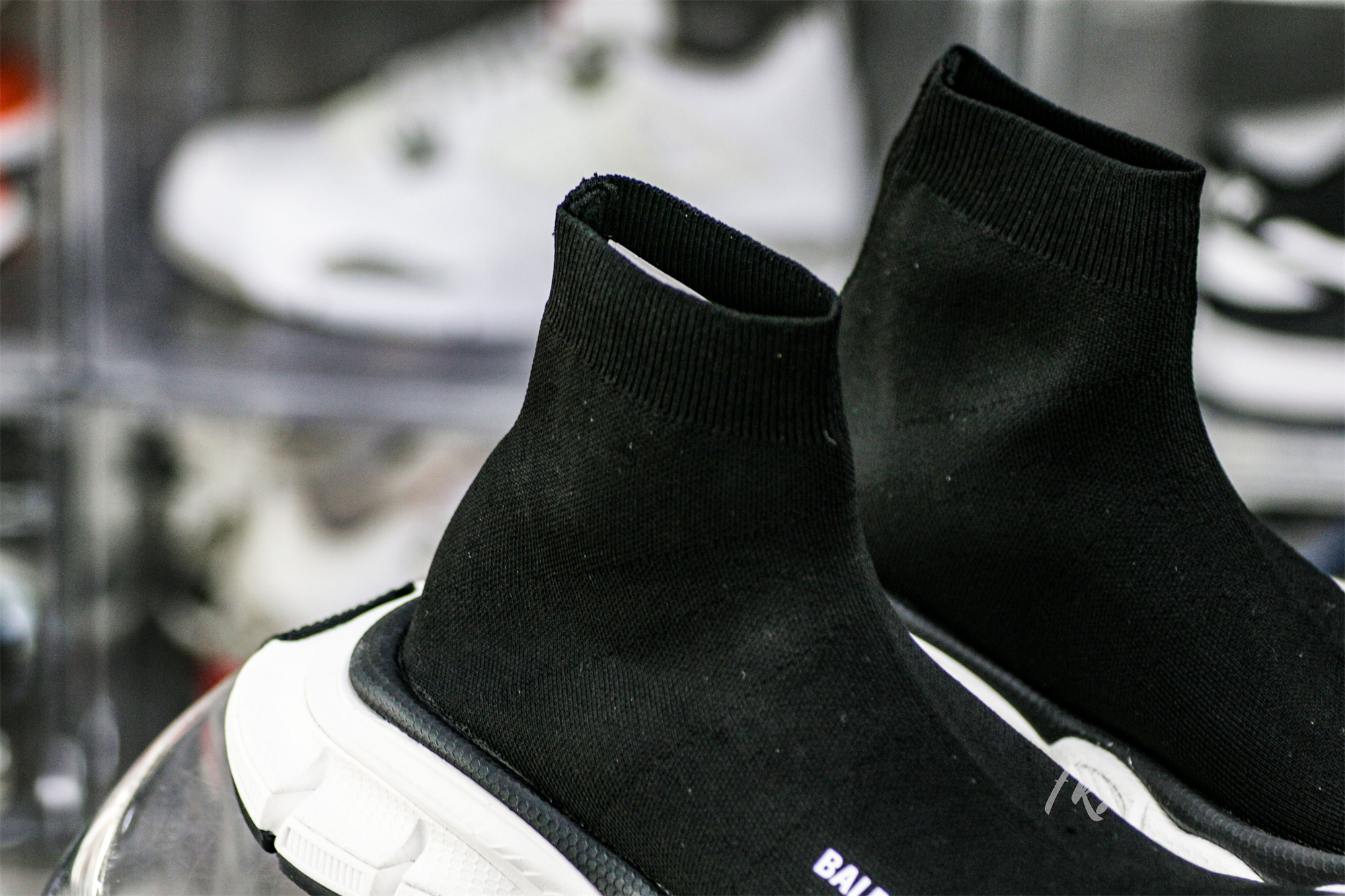 Balenciag* 3XL Sock Sneaker ‘Black White’
