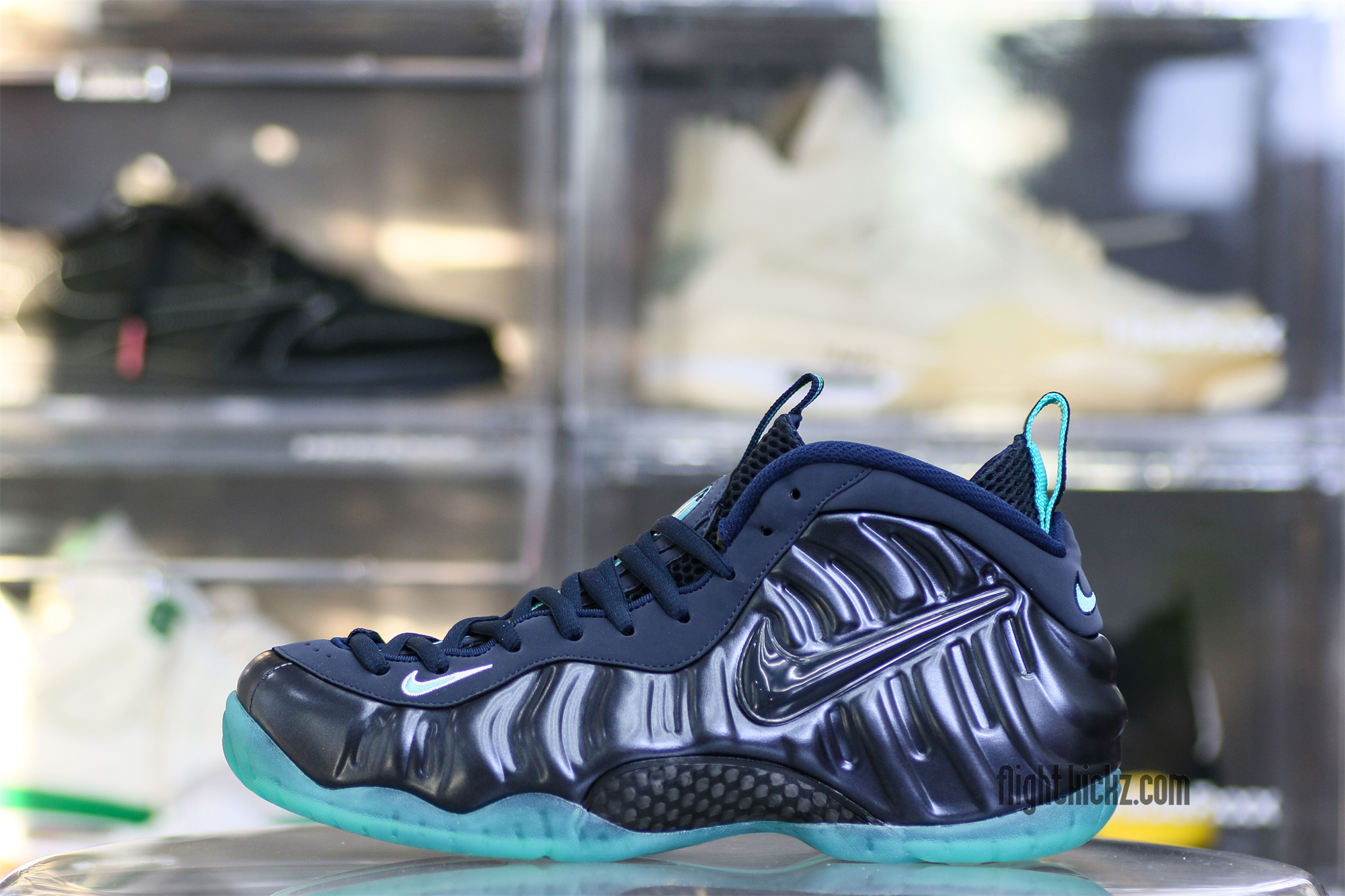 Nike Air Foamposite Pro (Obsidian/Aqua)