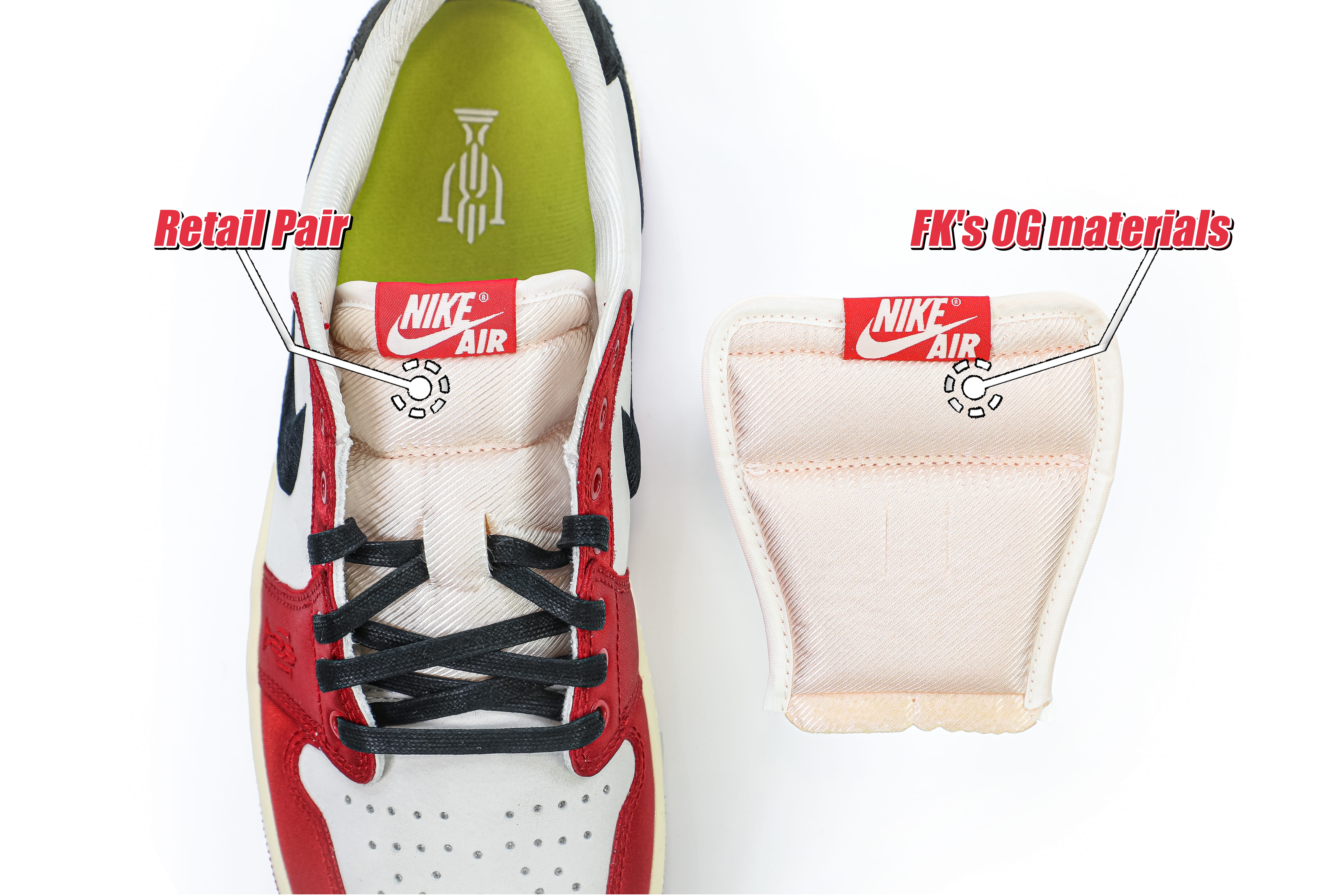 Trophy Room X Air Jordan 1 Retro Low OG SP Away 2024（LN5 A1 Batch）