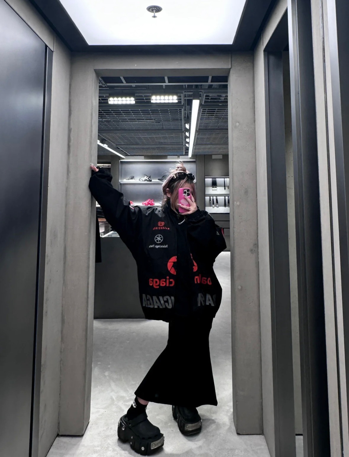 Balancig* logo-print Zip Jacket