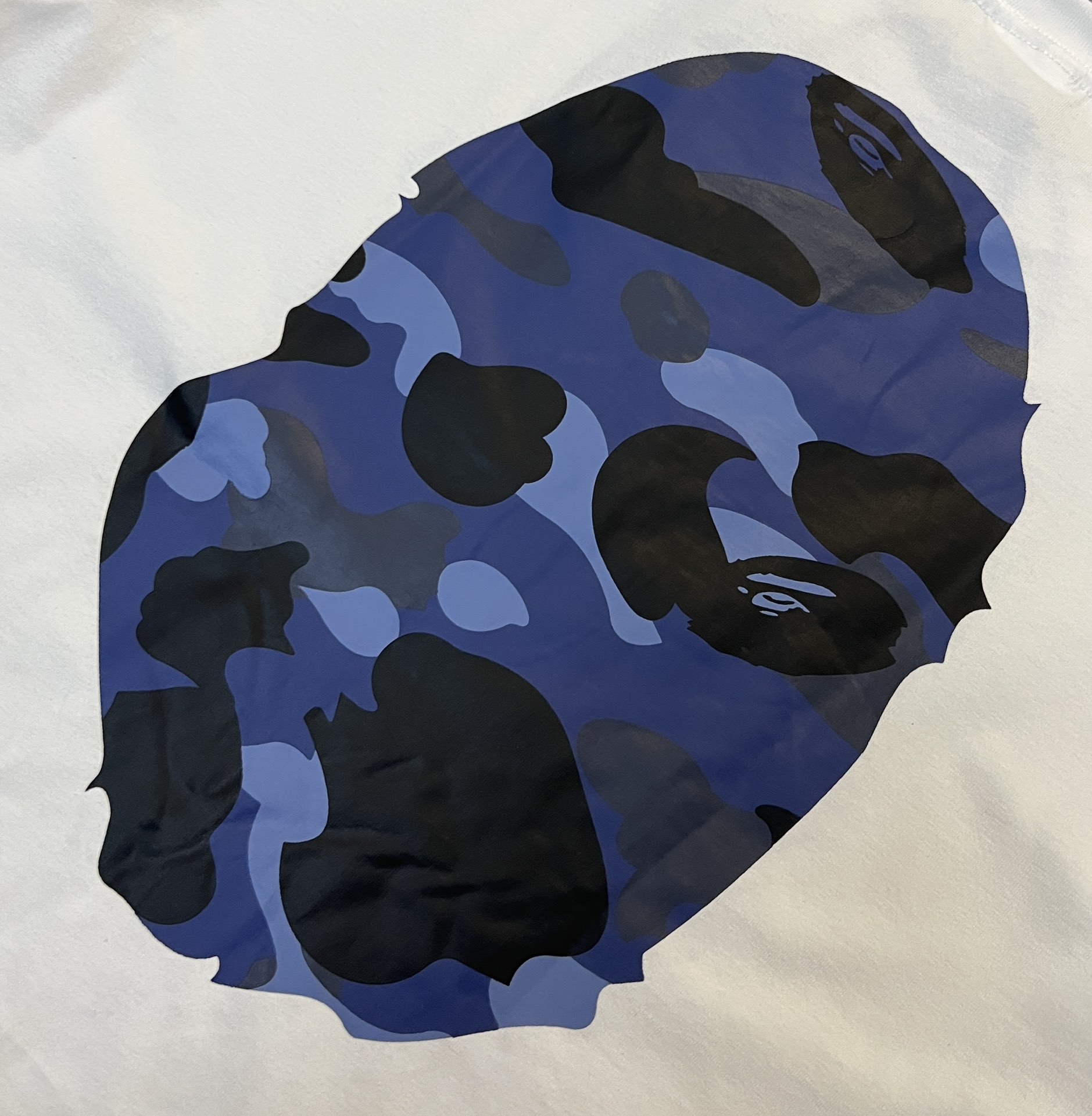 BAPE Blue Color Camo By Bathing Tee