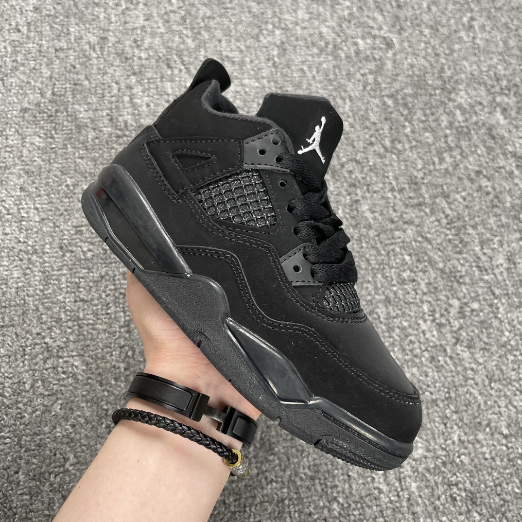 Air Jordan 4 Retro ‘Black Cat’ 2020Kid Preschool