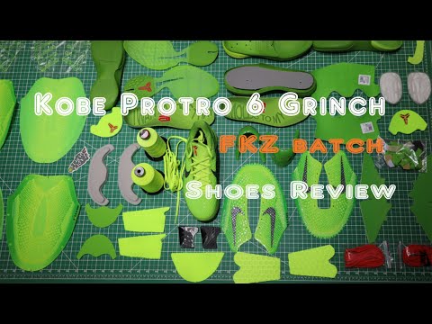 Nike Zoom Kobe 6 Protro “Grinch” 2020 (Up to Size 14）(A1 Batch)