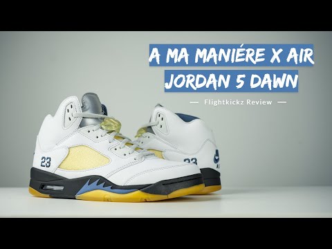 A Ma Maniere Air Jordan 5 SP Photon Dust/Diffused Blue WMS(LN5 A1)