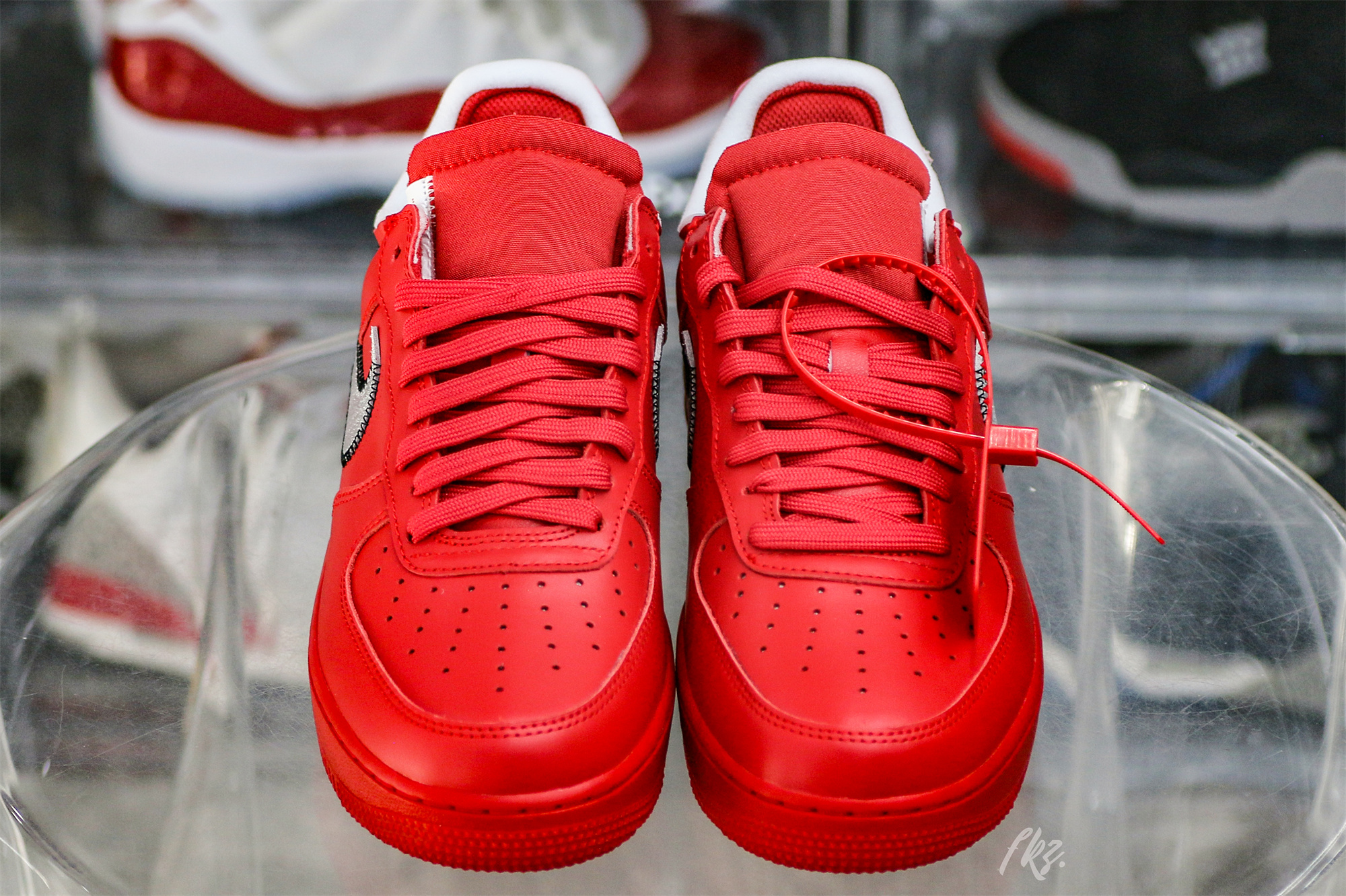 Nike Off-White Air Force 1 AF1 University Red