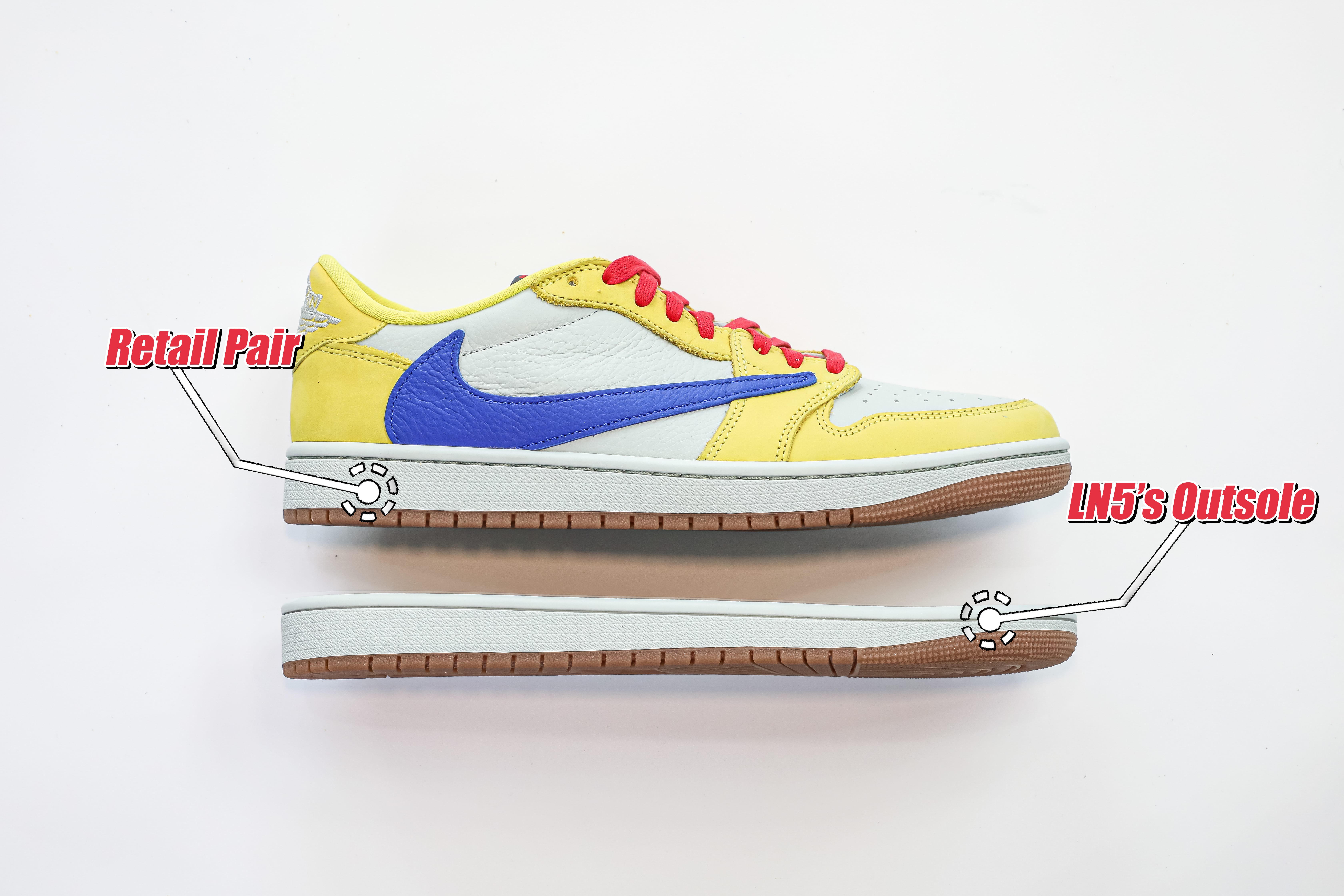 Travis Scott x Air Jordan 1 Retro Low OG SP “Elkins/Canary Yellow” (LN5 A1 batch)