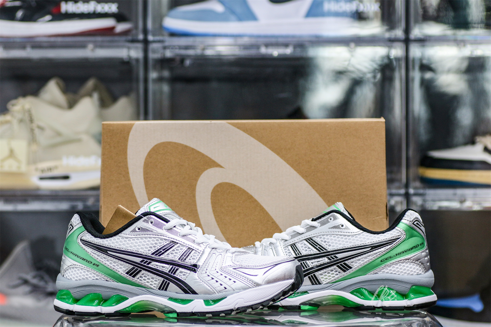 Gel Kayano 14 White Malachite Green