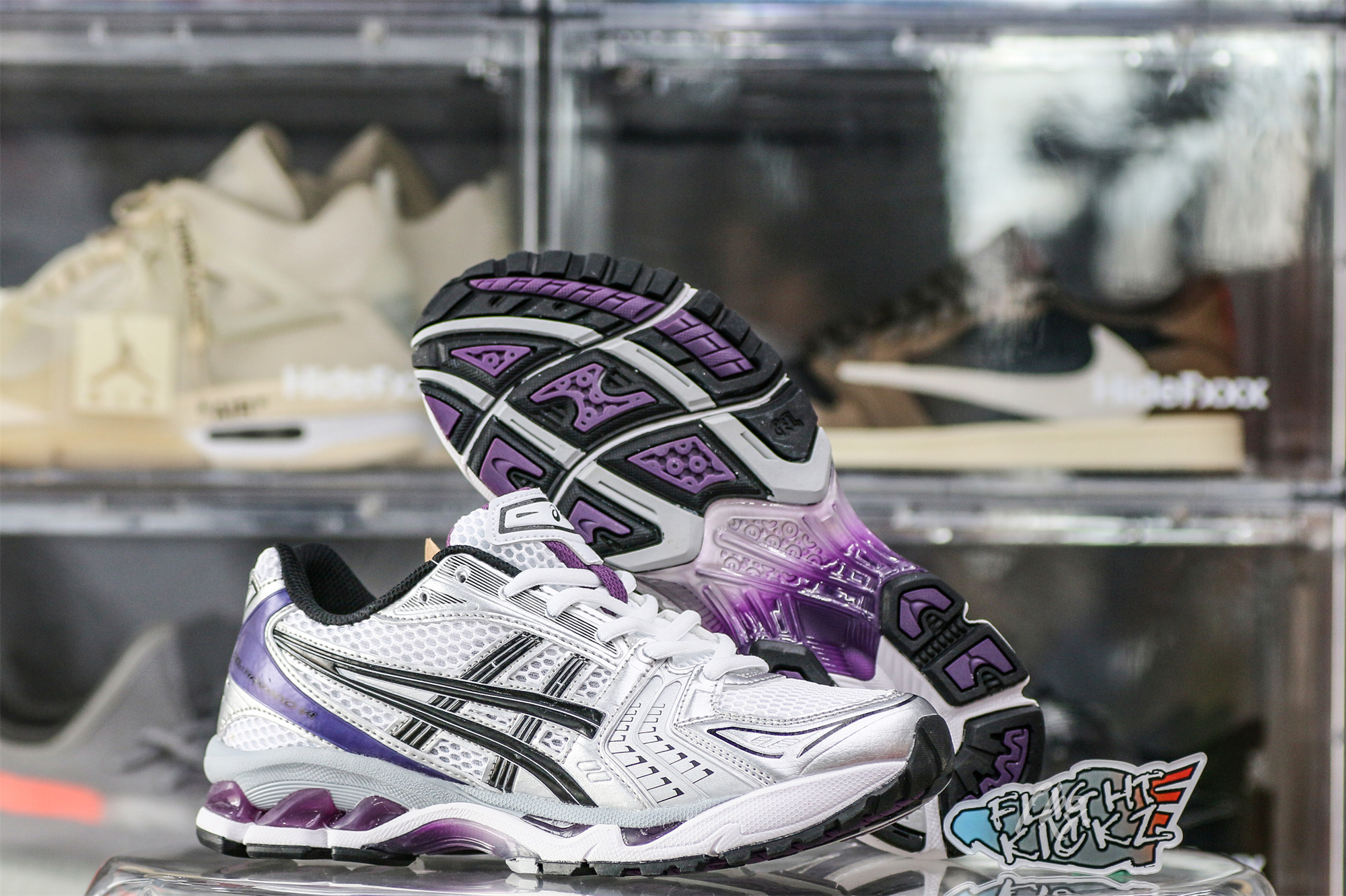 Gel Kayano 14 Silver Grape 2023