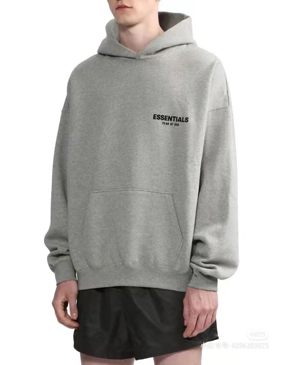 Fear of God Essentials Dark Oatmeal Hoodie