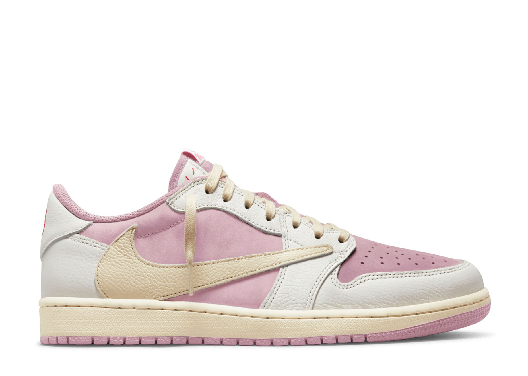Travis Scott x Air Jordan 1 Low OG Shy Pink 2025