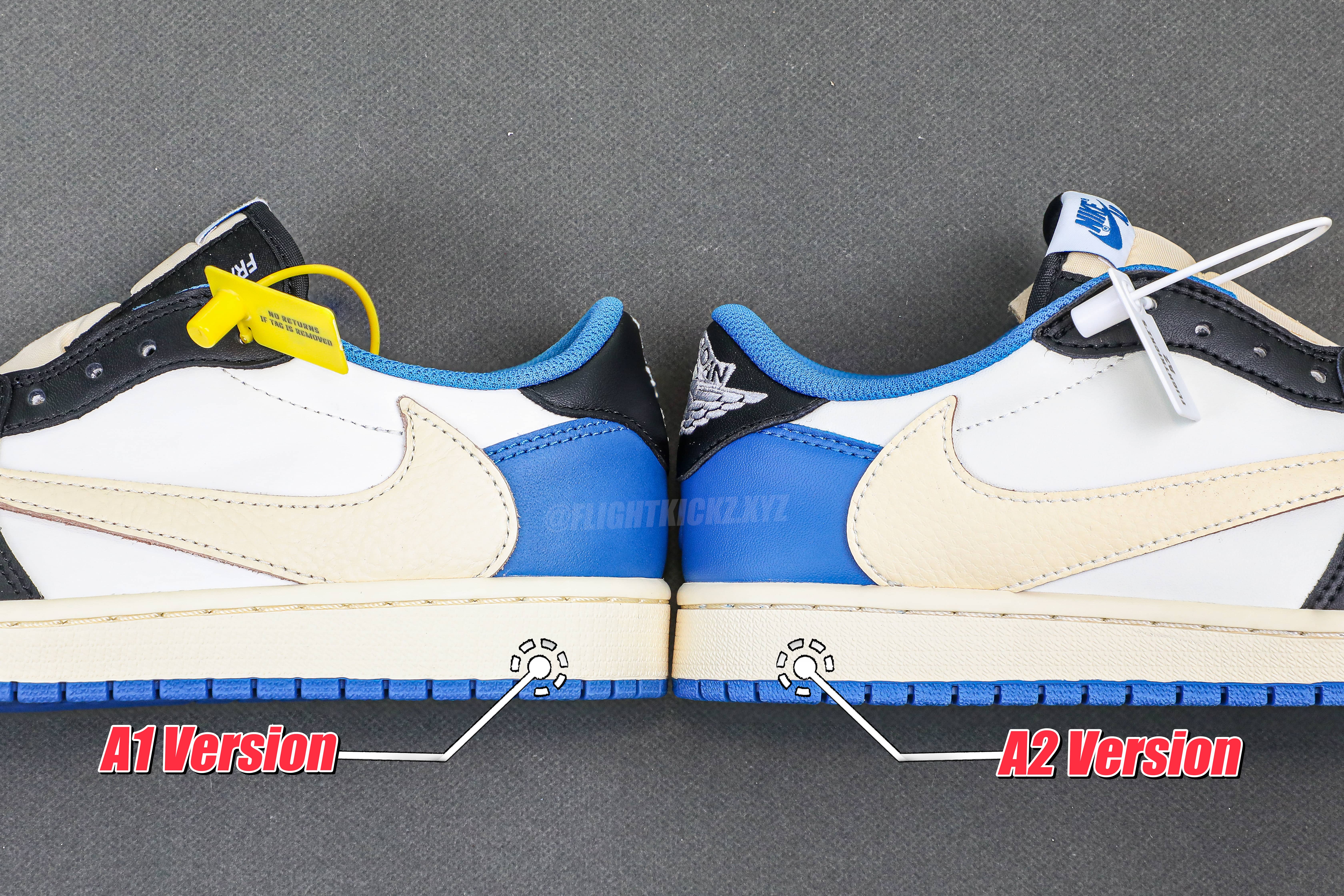 Fragment x Travis Scott x Air Jordan 1 Low(A2 Batch)