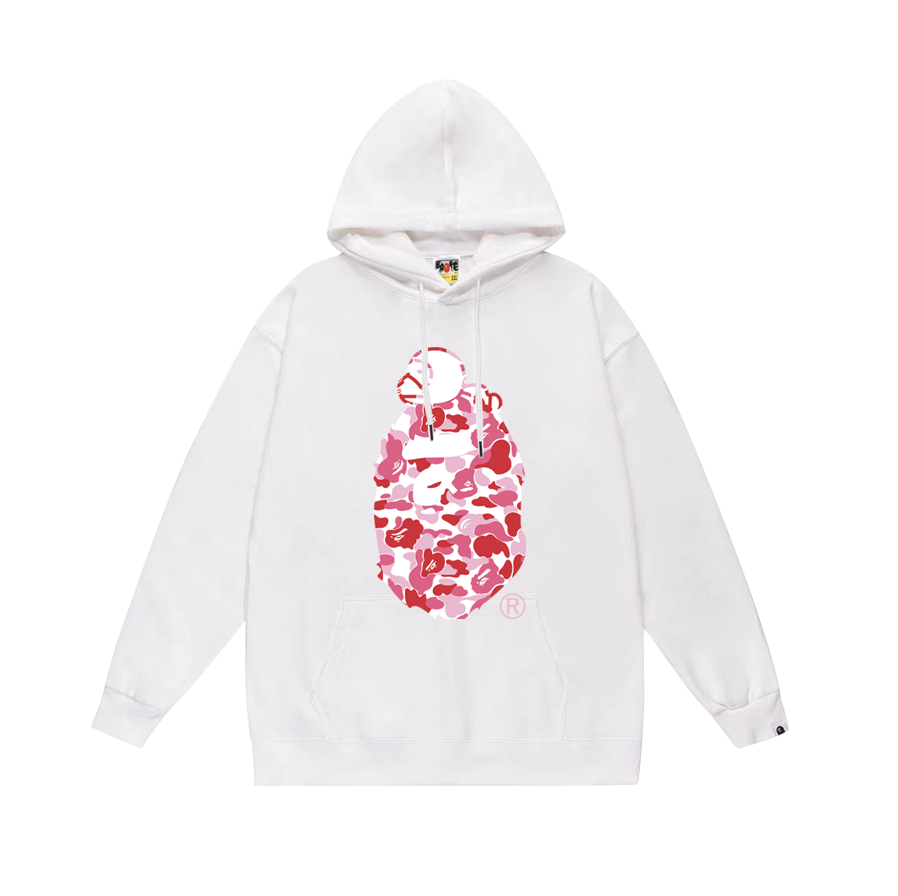 BAPE Sleepy Monkey Ape Head graphic hoodie