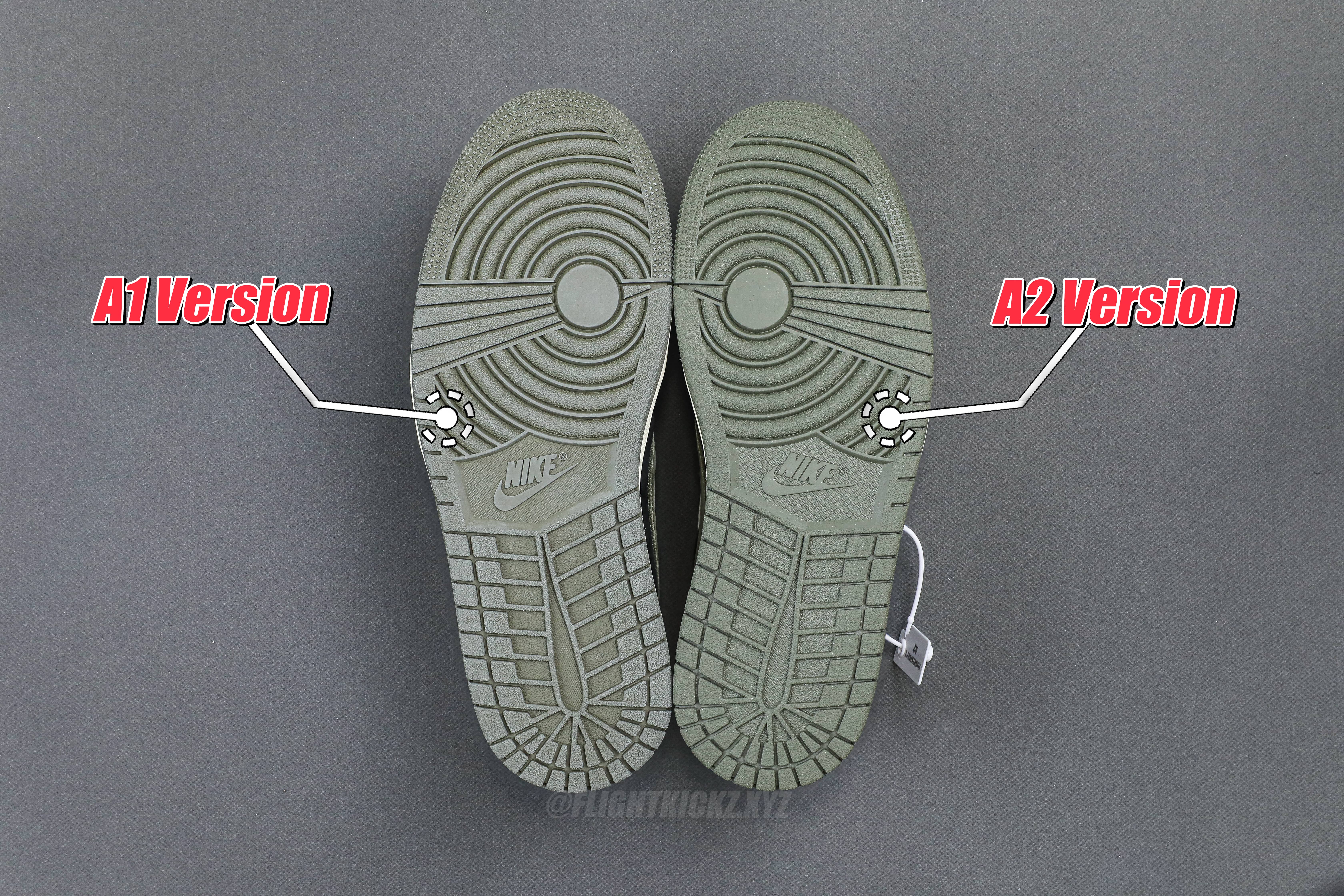 Travis Scott x Air Jordan 1 Low OG SP Olive(A2 Batch)