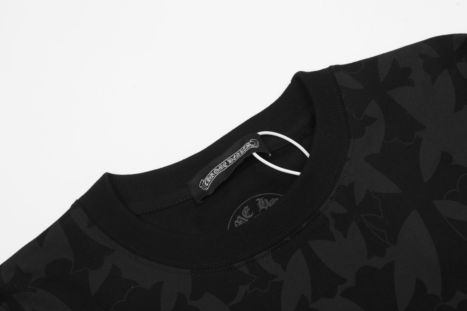 Ch*0me He**ts embroidered and printed long-sleeve t-shirt in black