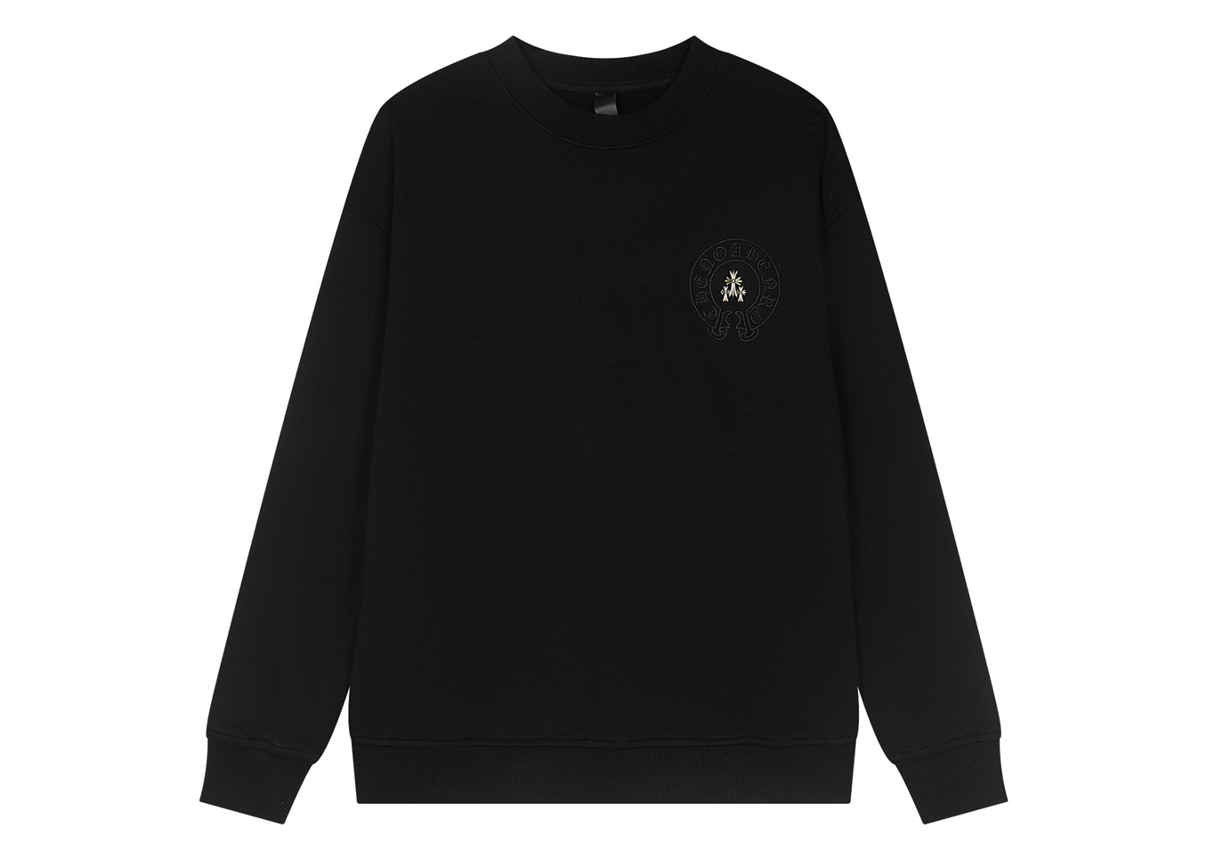 Ch*0me He**ts latest heavy-weight basic crewneck sweatshirt in black