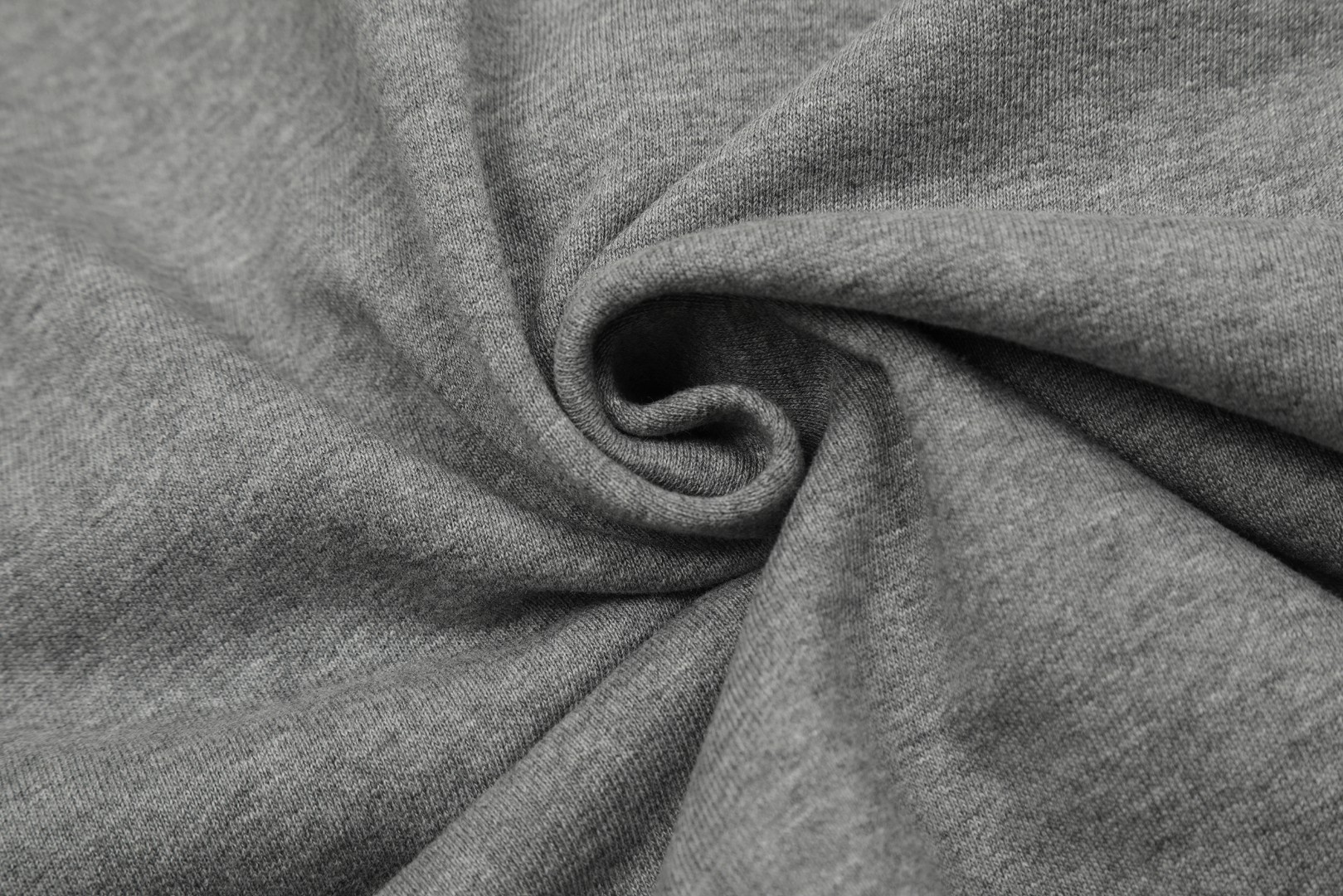 Ch*0me He**ts gray embroidered and printed heavy-duty zip-up hoodie