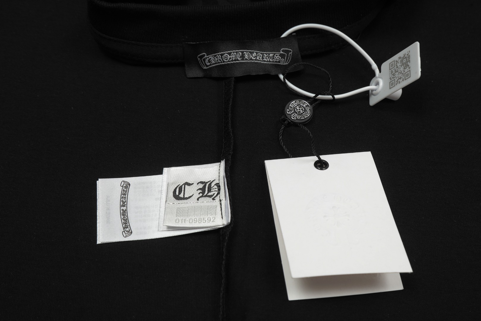 Ch*0me He**ts embroidered and printed long-sleeve t-shirt in black