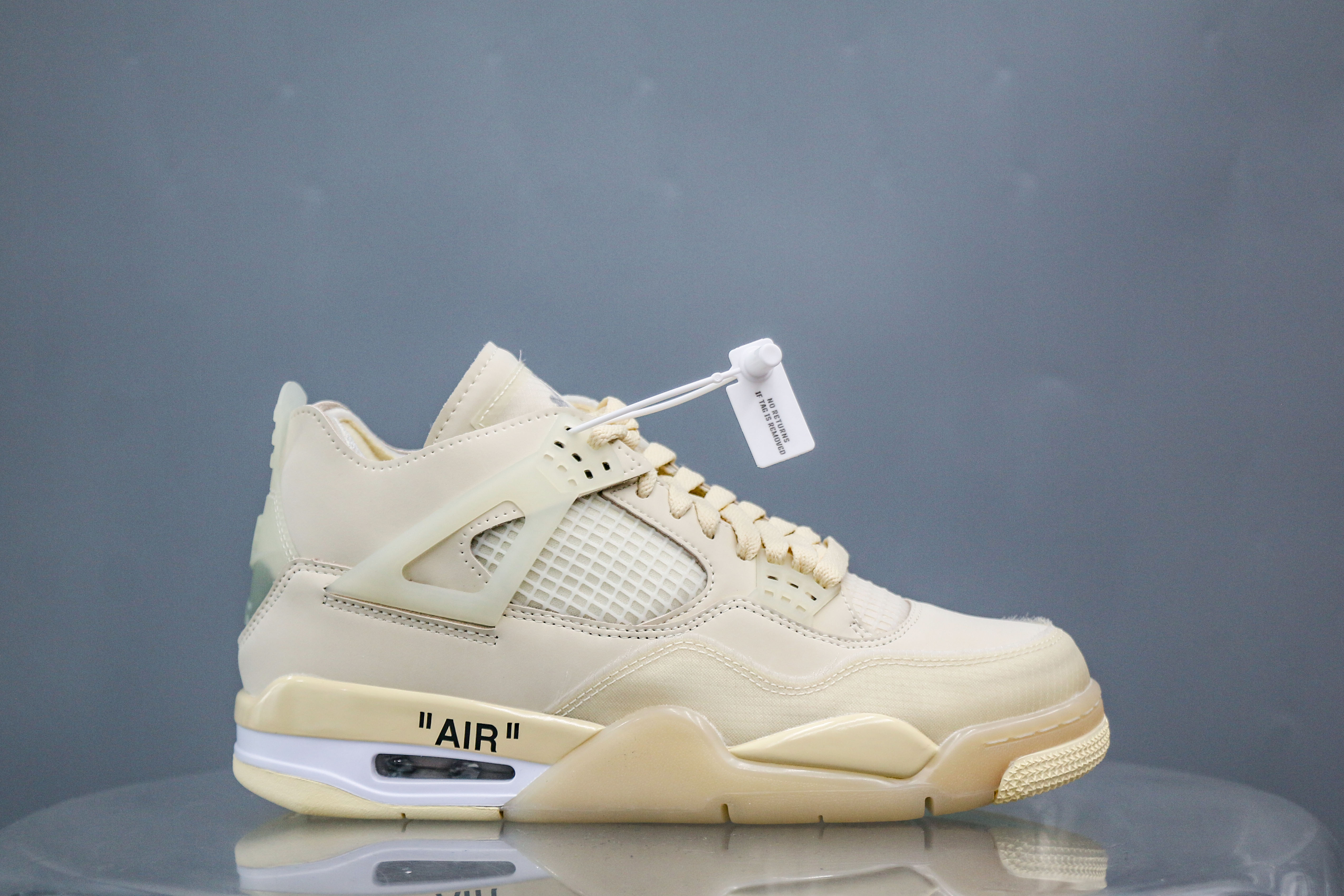 Off White x Air Jordan 4 Sail 2020 (A2 Batch)