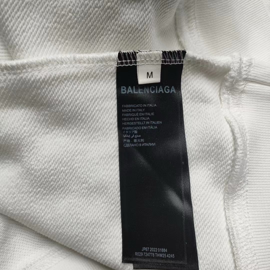Balenciag* XXXL Est 1917 Logo Hoodie