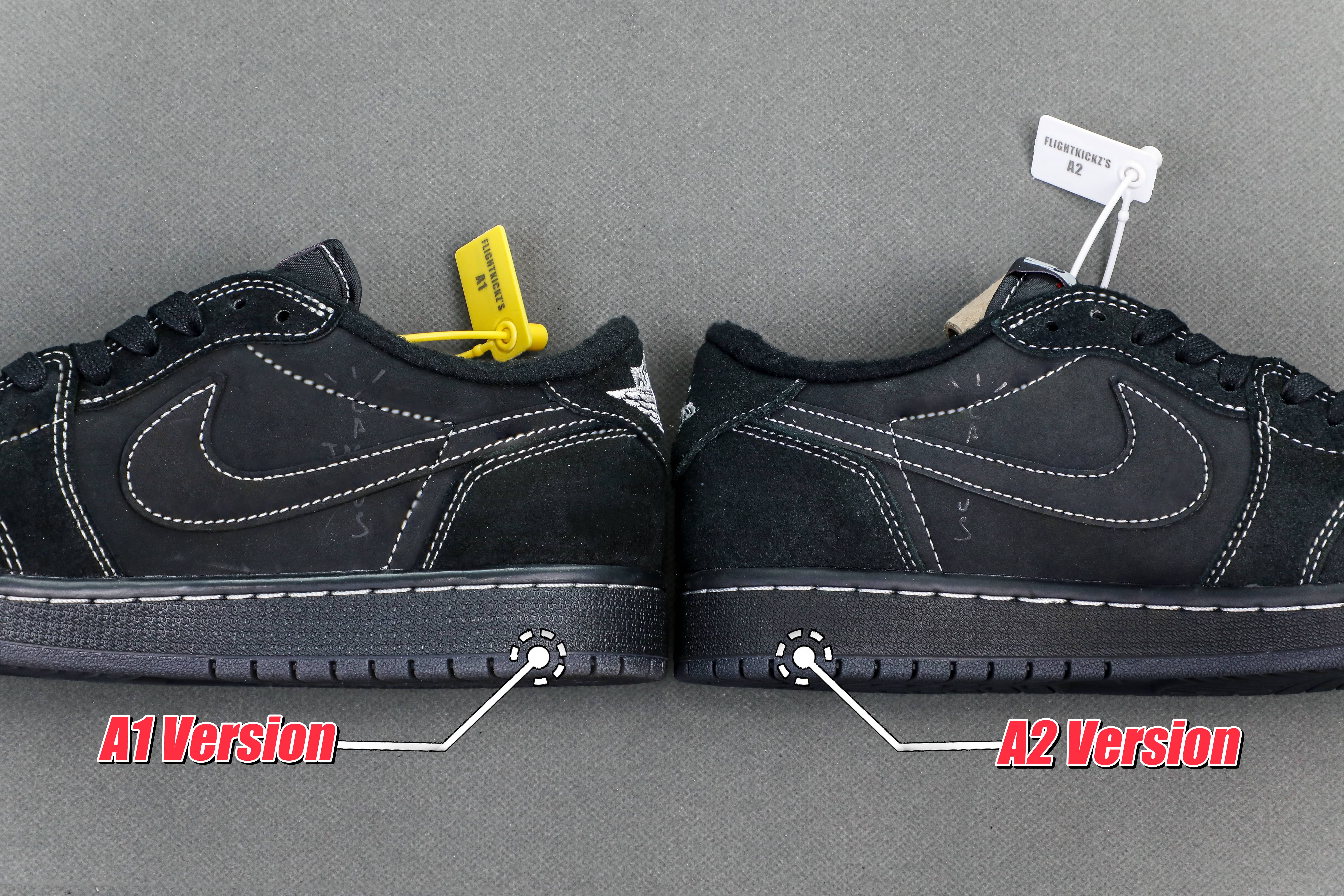 Travis Scott x Nike Air Jordan 1 Low OG “BlackPhantom”(A2 Batch)