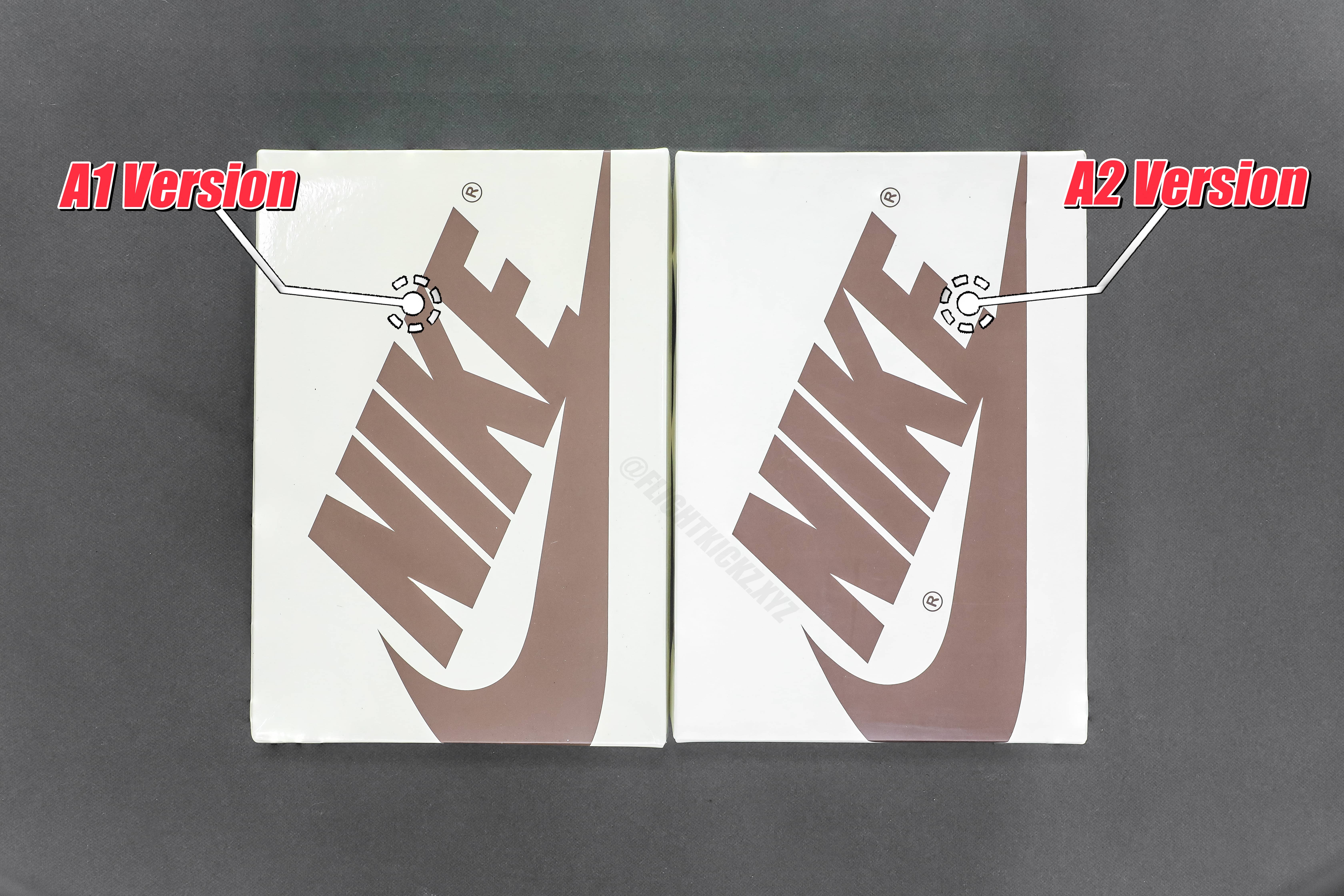 Travis Scott x Air Jordan 1 ‘ Medium Olive’ (A2 Batch)