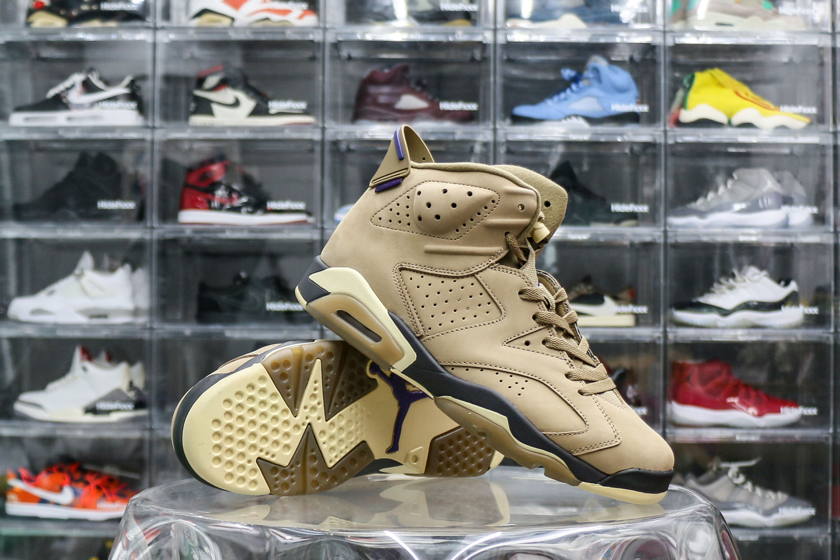 Air Jordan 6 Retro GORE TEX Brown Kelp Wmns