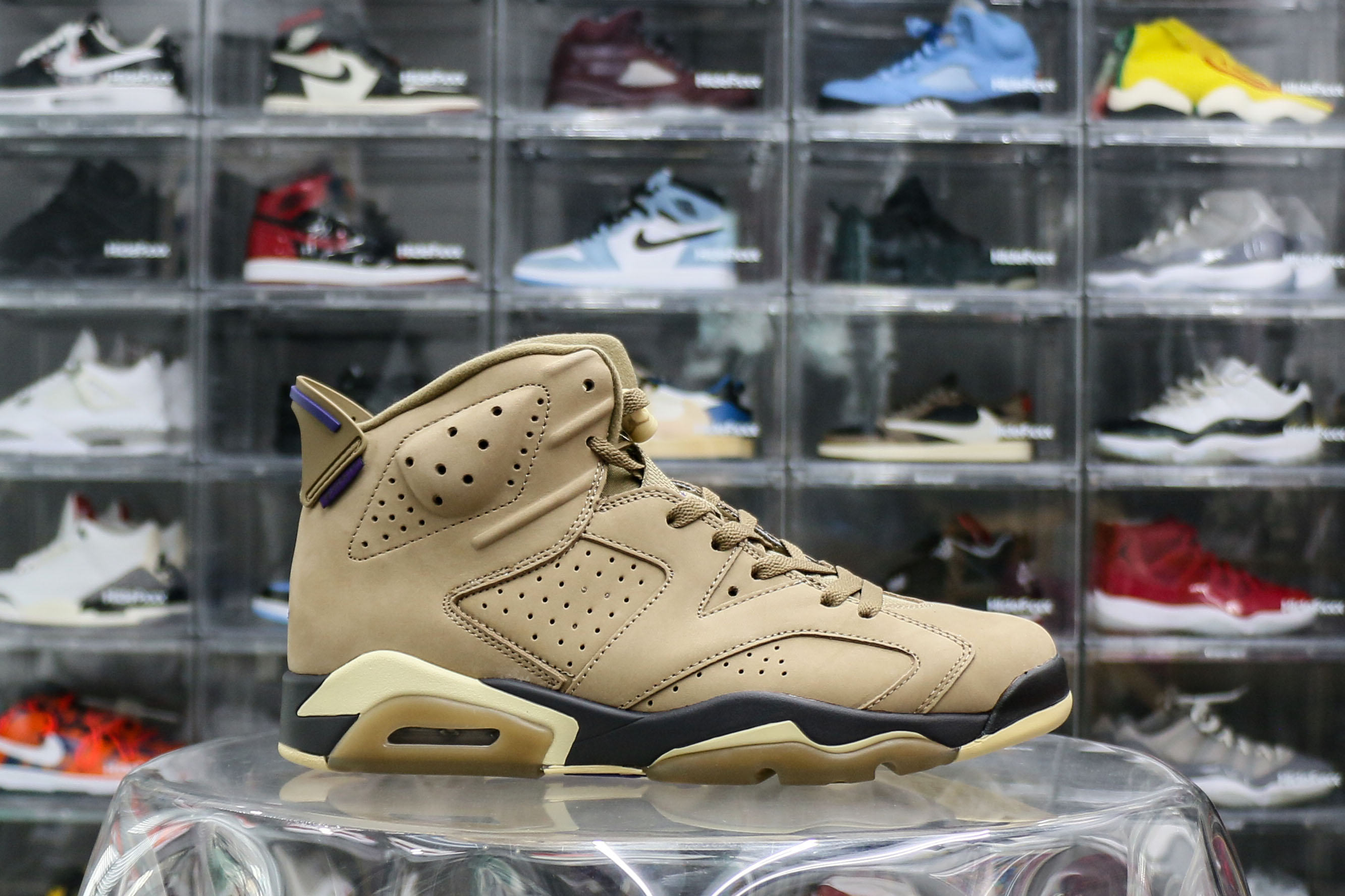 Air Jordan 6 Retro GORE TEX Brown Kelp Wmns