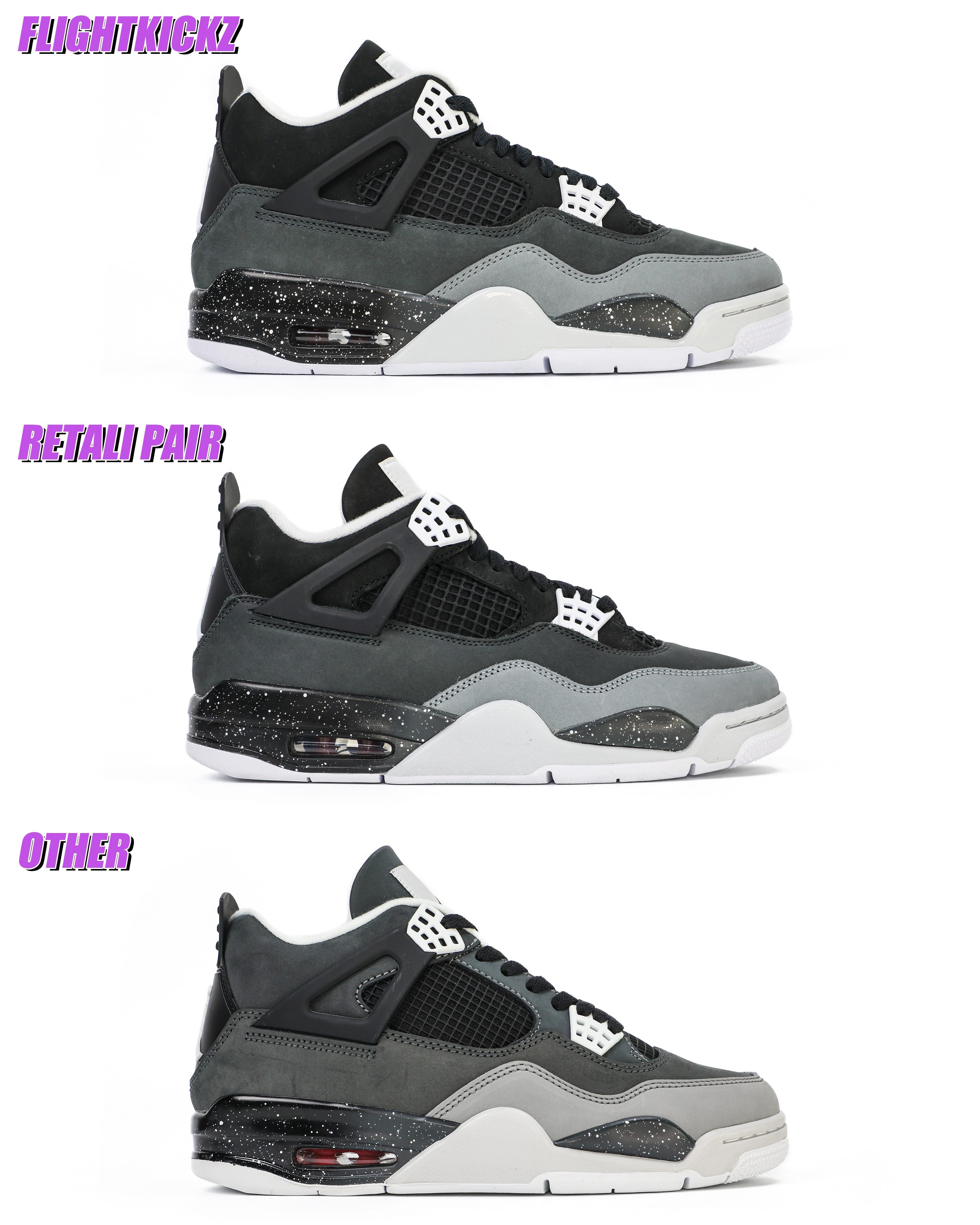 Air Jordan 4 Retro Fear Pack 2024 (Ln5 A1)