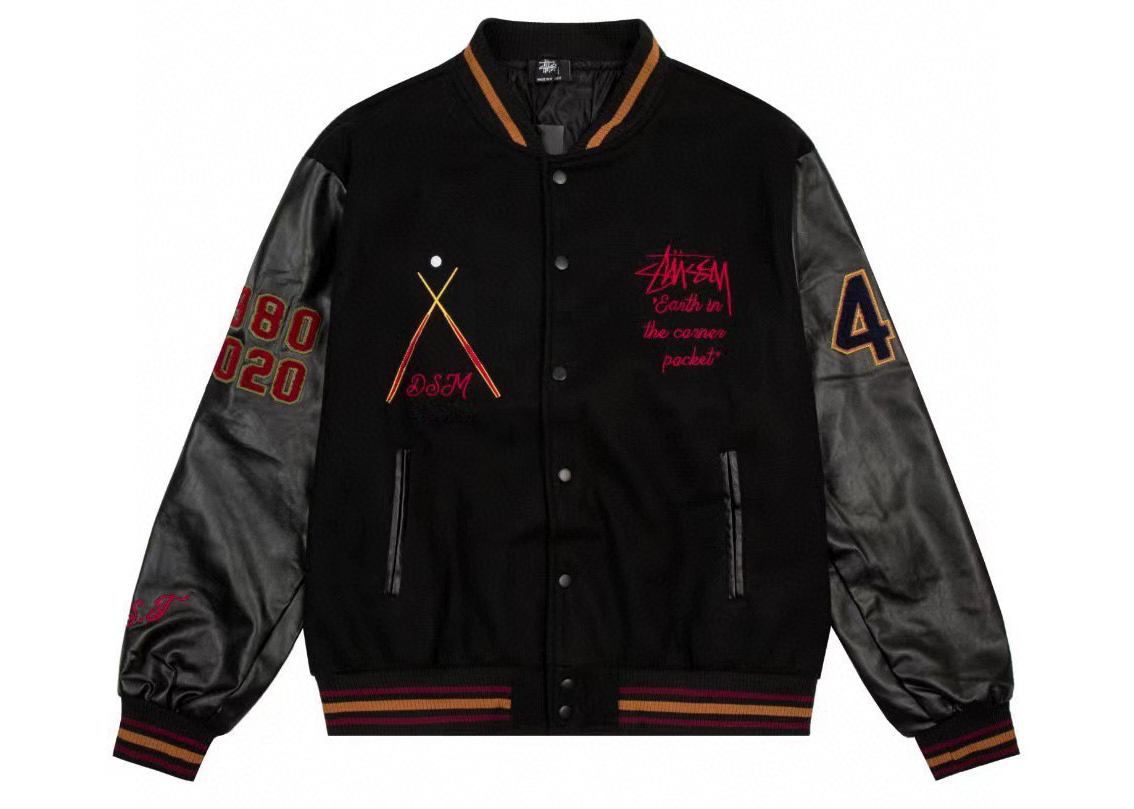Stussy 40th Anniversary Limited Black 8 Jacket