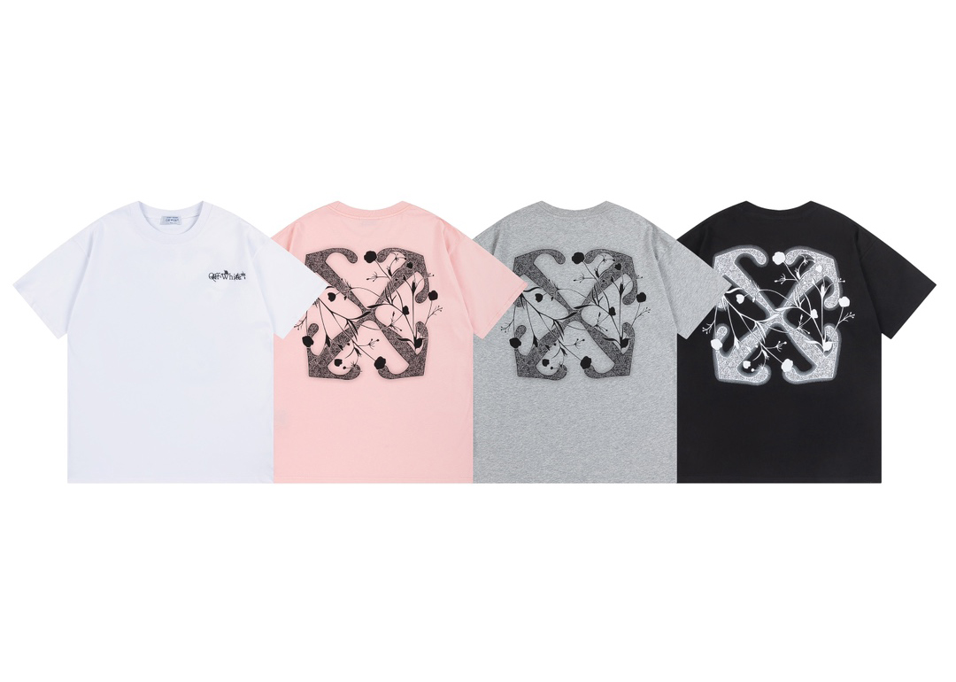 Off-White Flower Arrow Skate T-Shirt